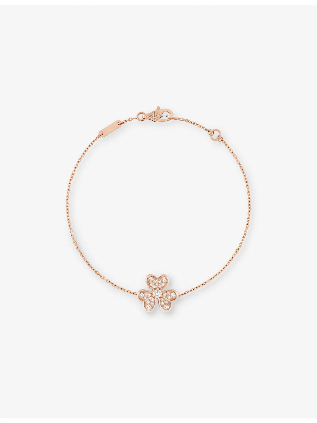 Frivole Mini Model 18ct Rose-gold And 0.22ct Diamond Bracelet - 1