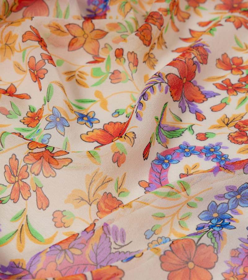 Paisley silk scarf 5