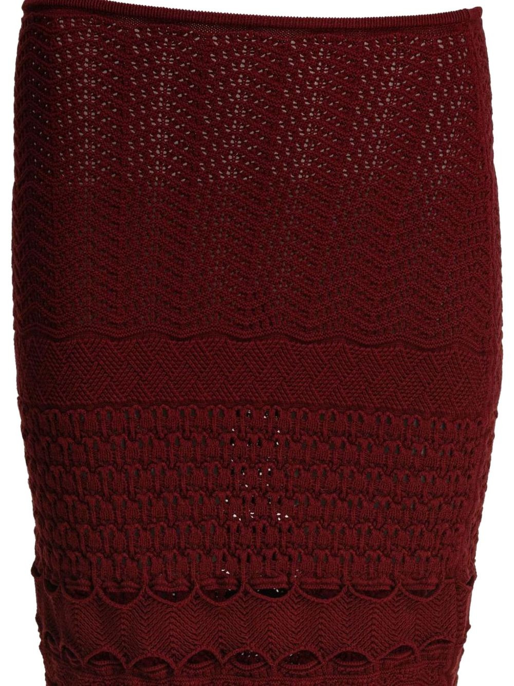 crochet-knit skirt - 3