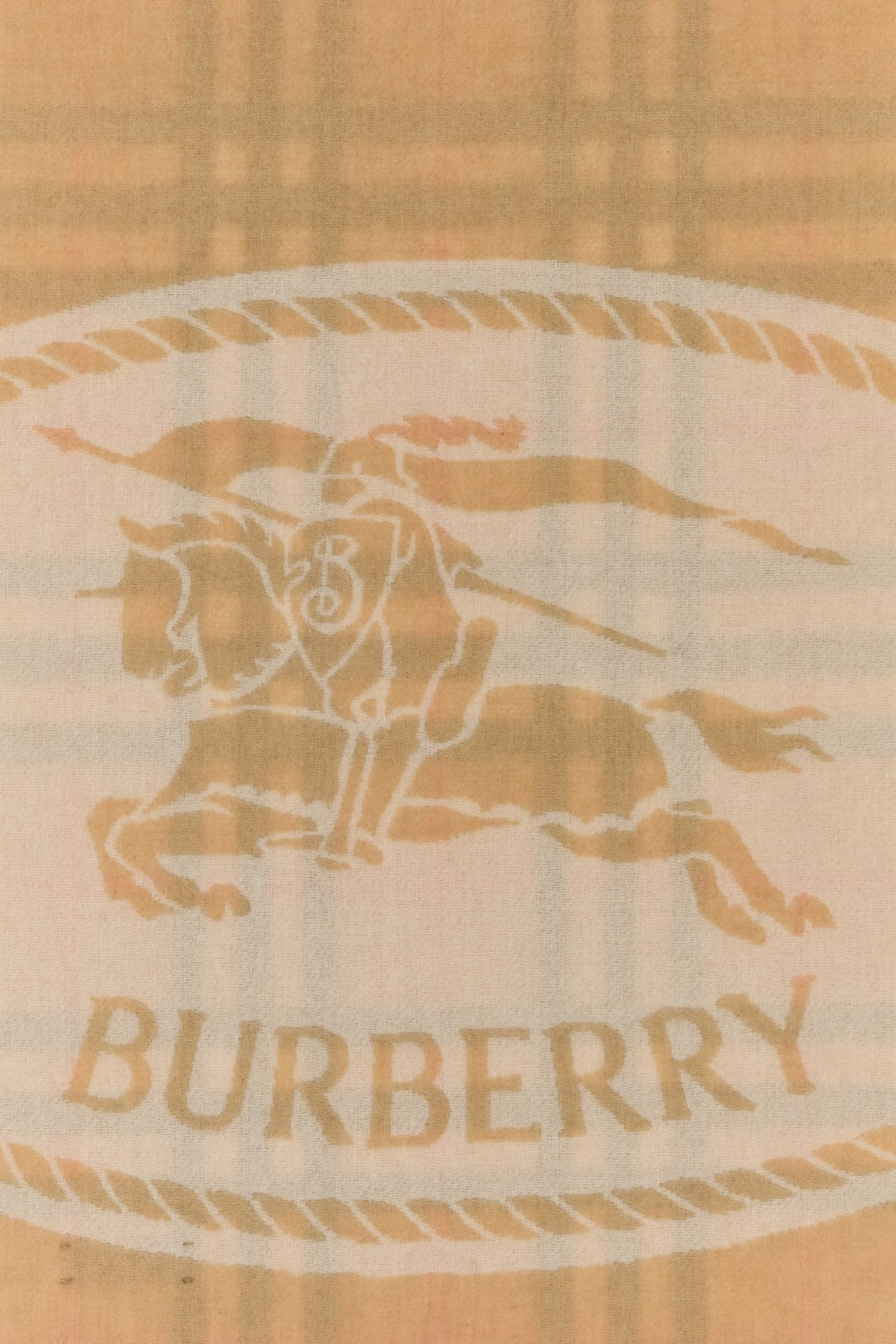 Beige cashmere scarf - 3