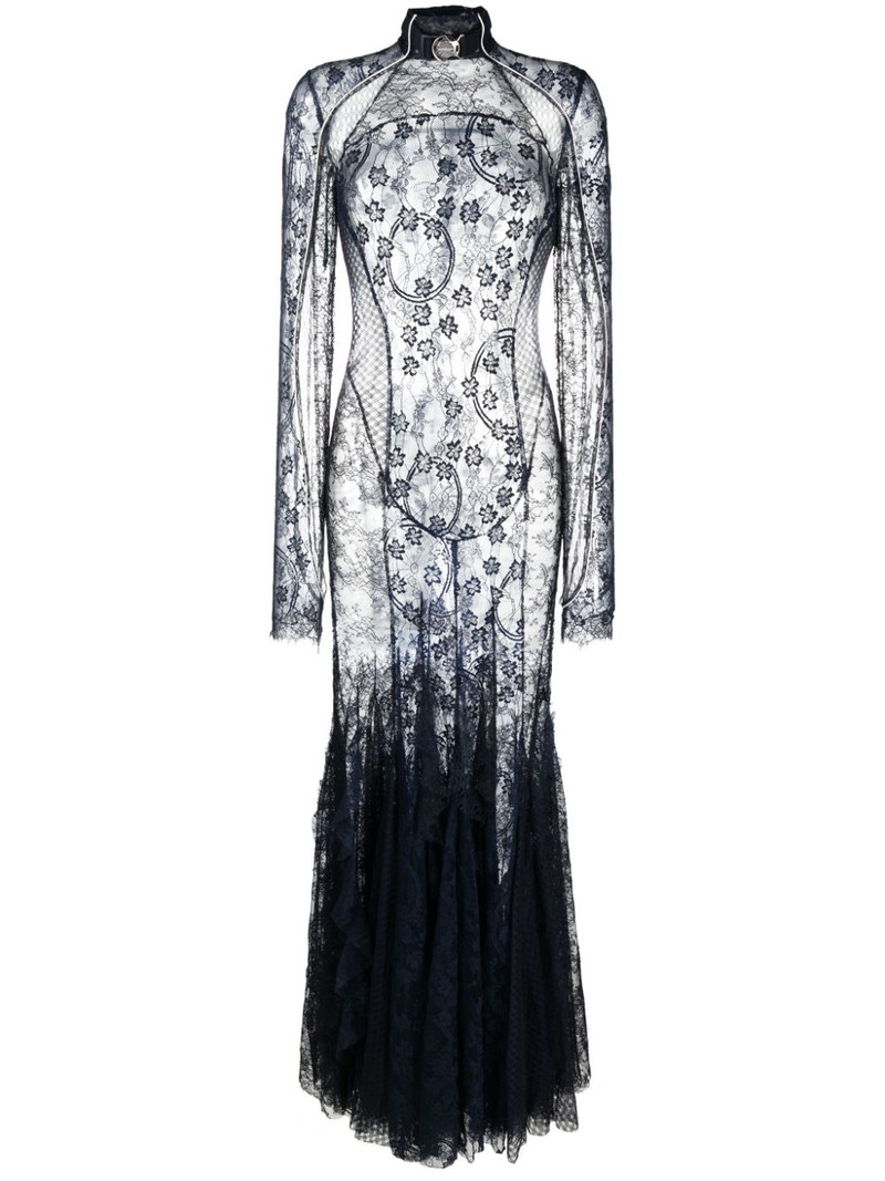 floral-lace sheer gown 1