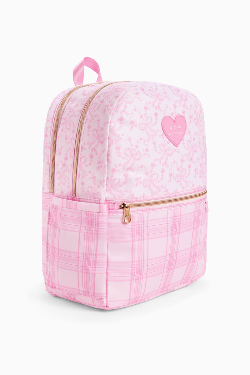 STATE x LoveShackFancy Mixed Print Kane Double Pocket Backpack 5