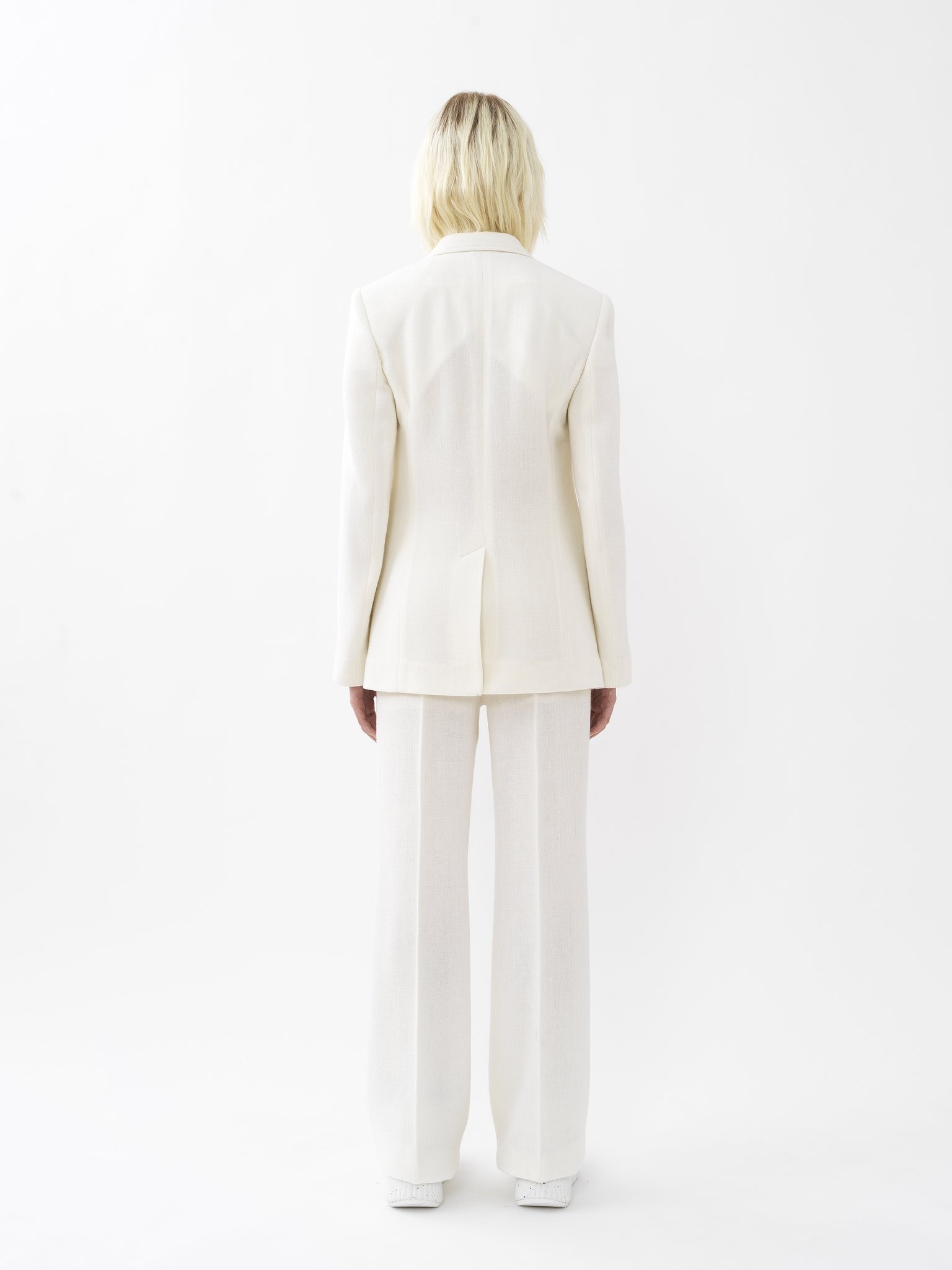 BUTTONLESS TAILORED JACKET - 5