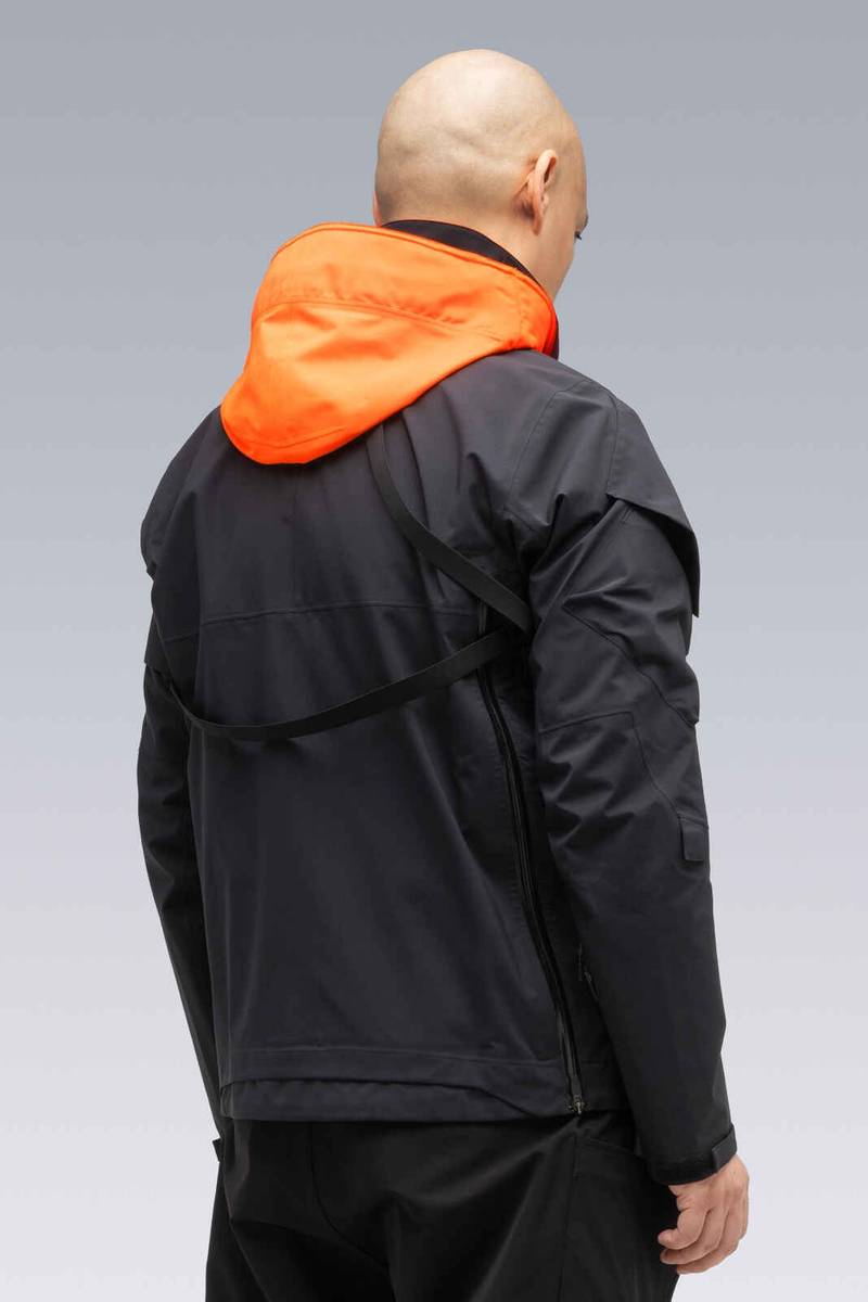 J1B-GT 3L Gore-Tex Pro Interops Jacket White (2 hoods: White & Black) 8