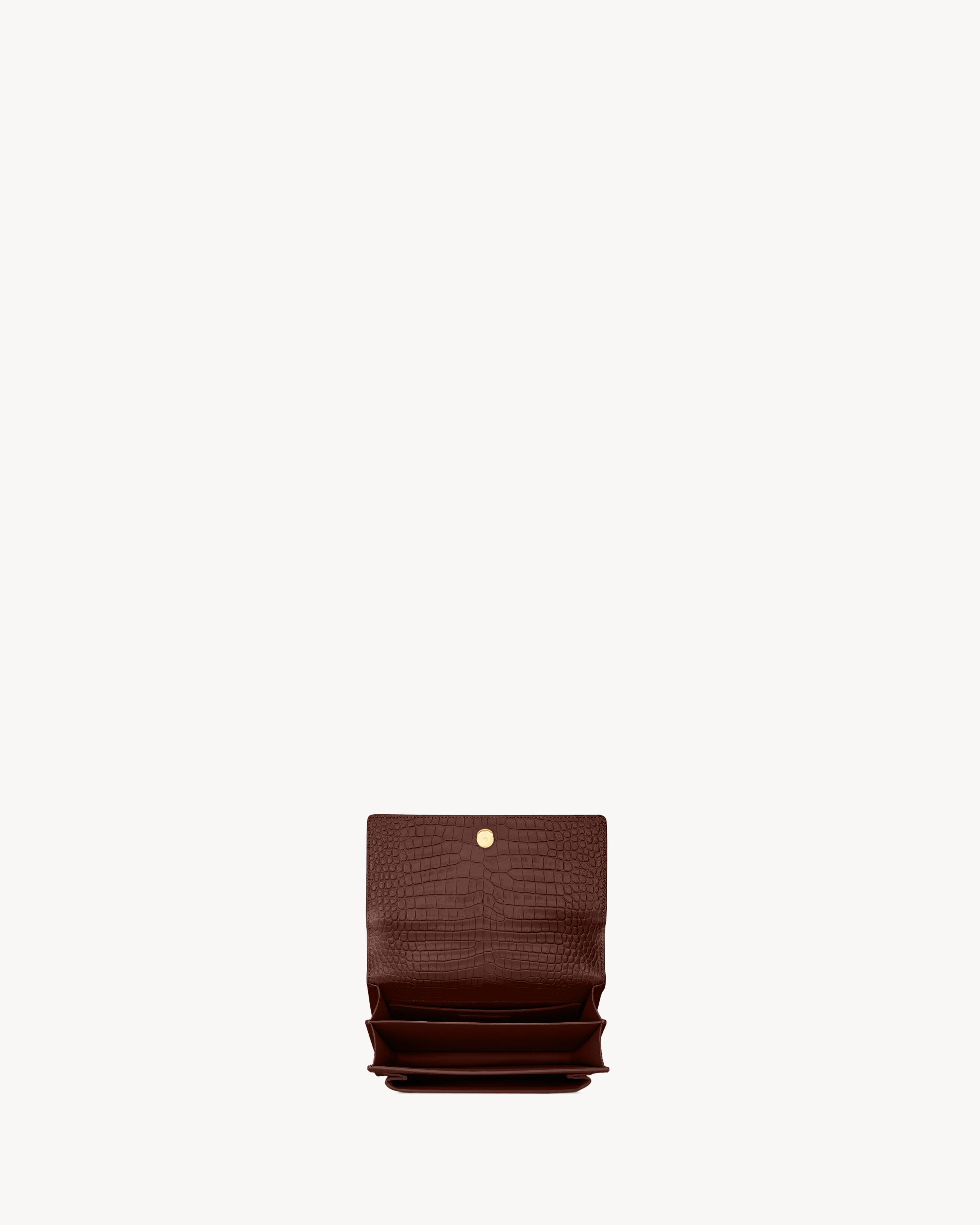 SUNSET MEDIUM IN CROCODILE-EMBOSSED LEATHER - 5