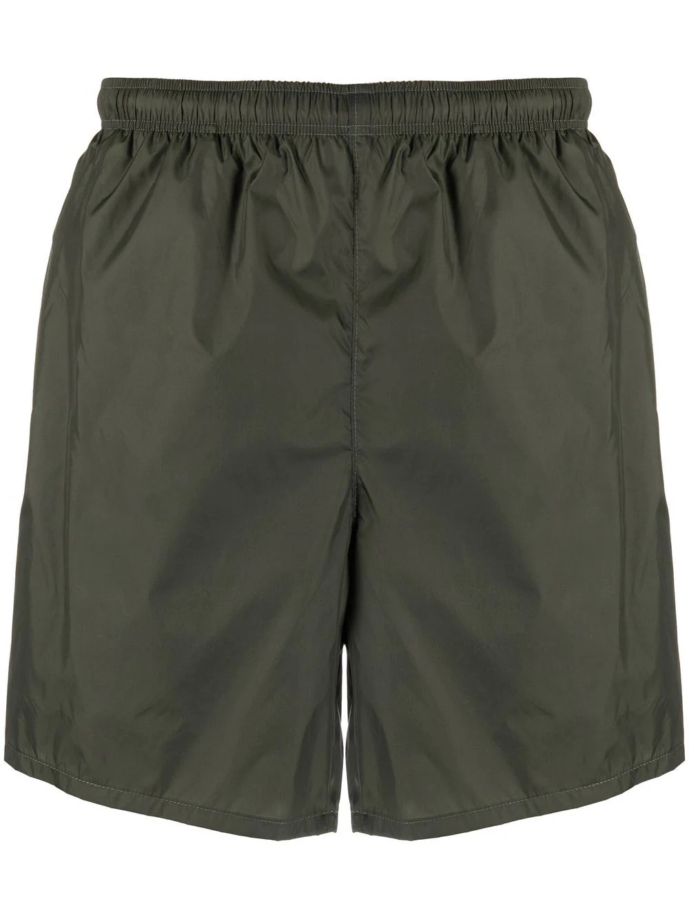 elasticated-waist two-pocket swim shorts - 1