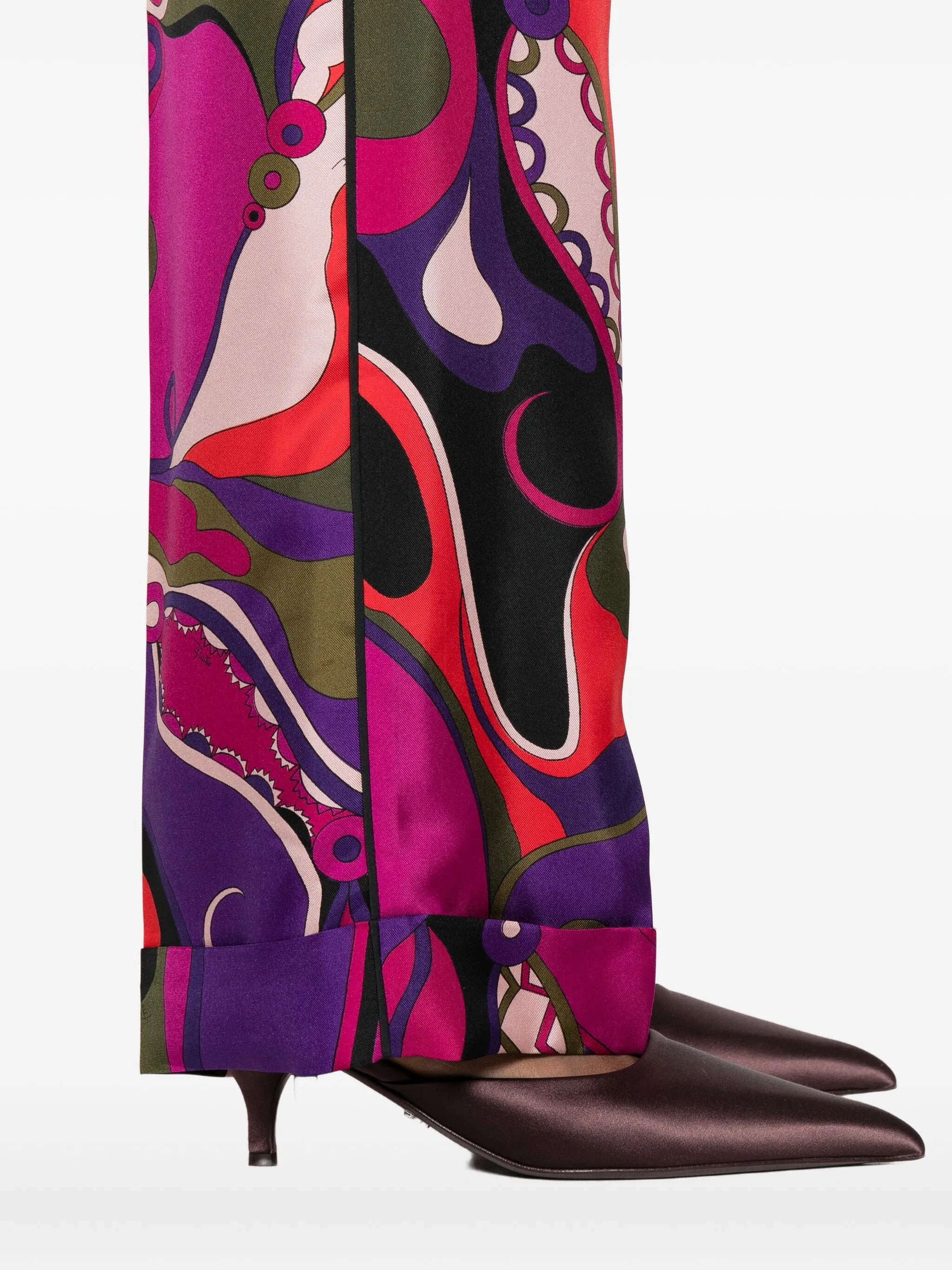 Pucci Abstract-print Trousers - 3