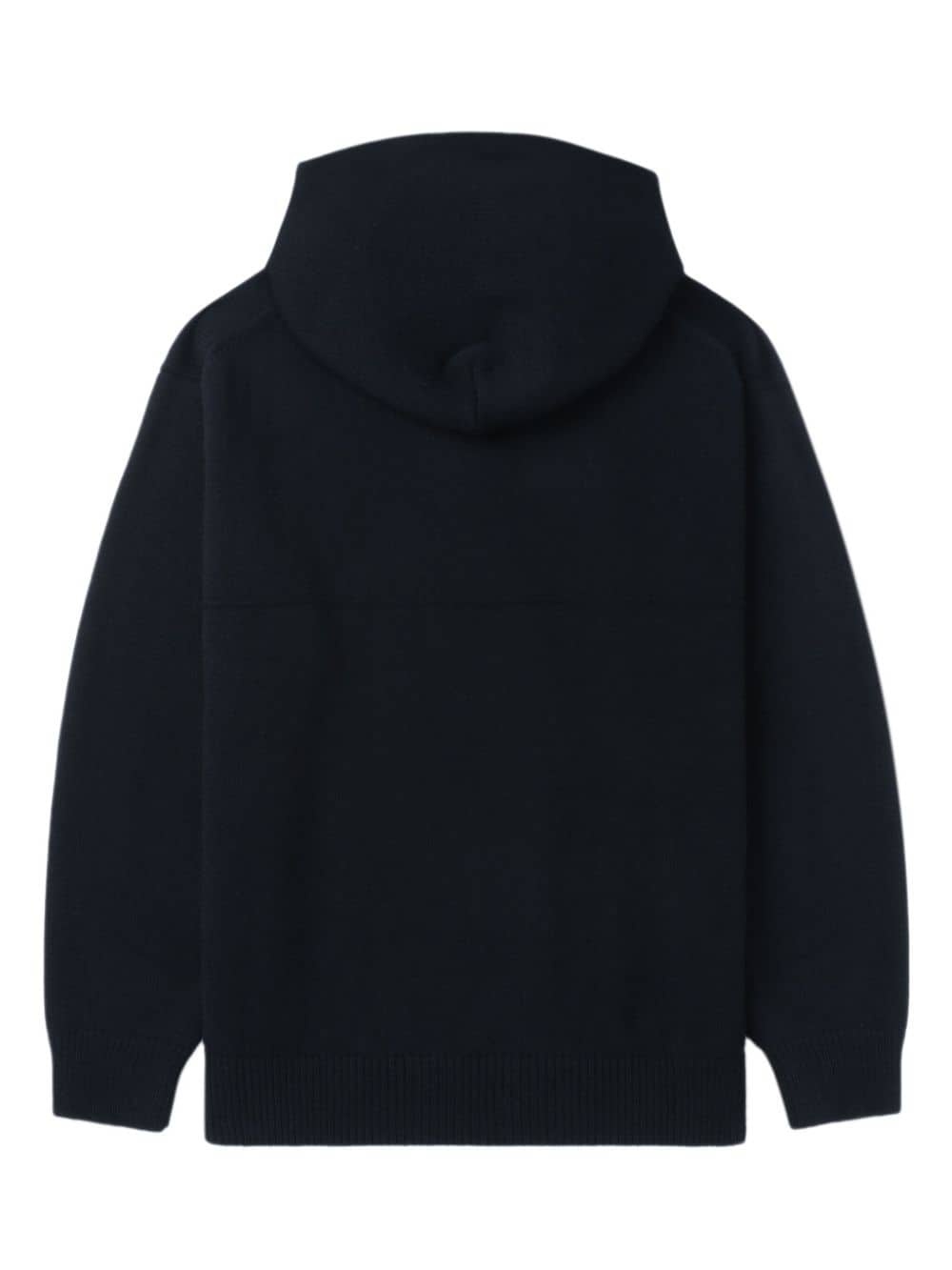 logo-embroidered hoodie - 12