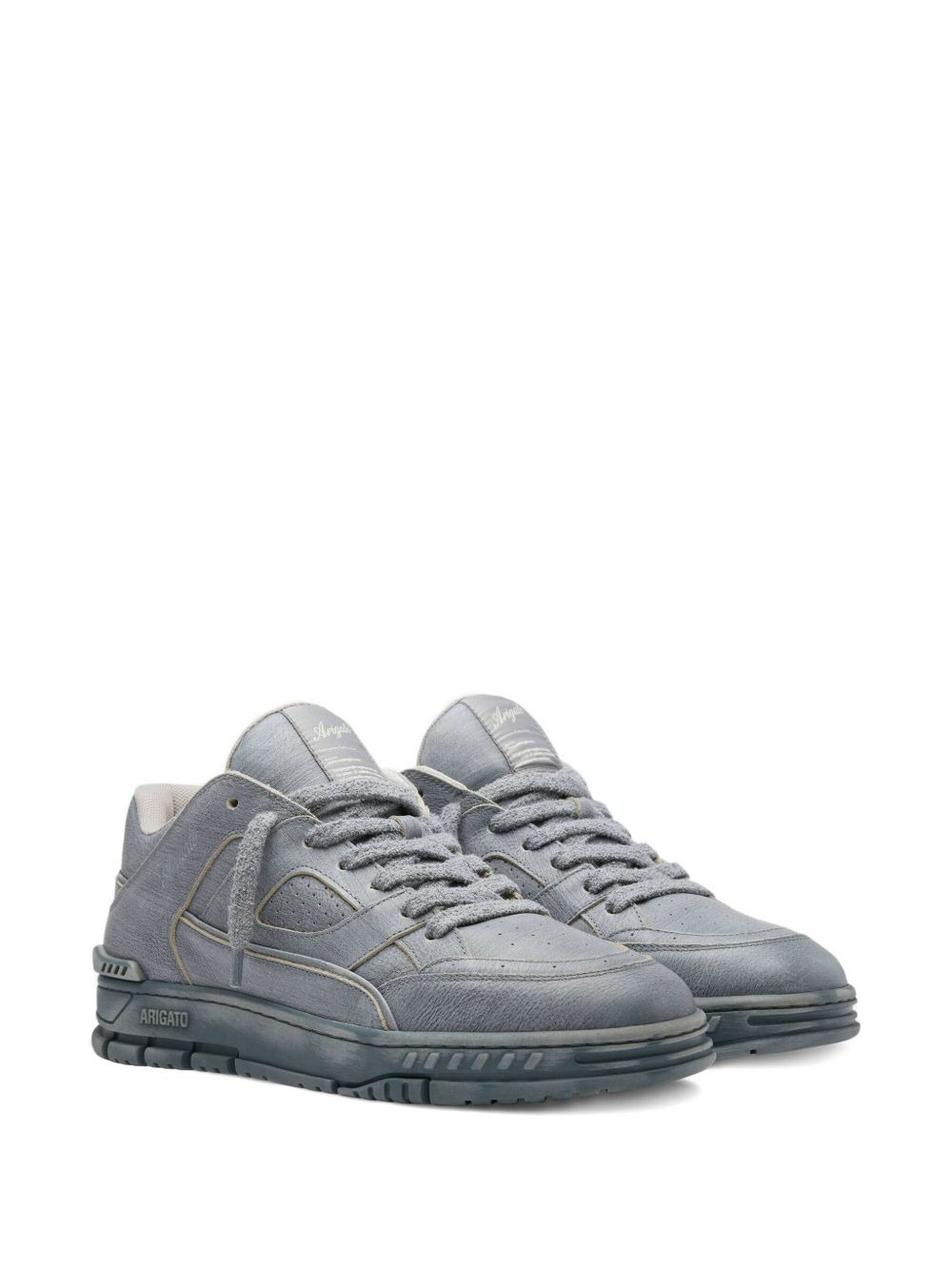 Are Lo leather panelled sneakers - 2