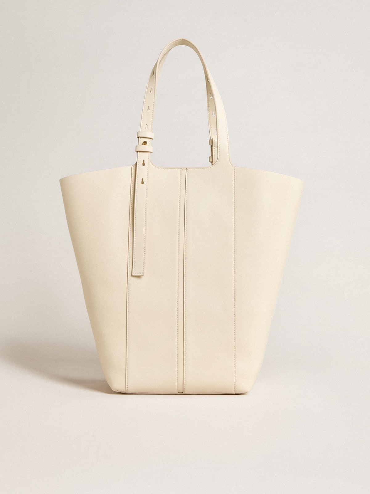 24/7 Bag in butter-colored leather with adjustable handles - 6