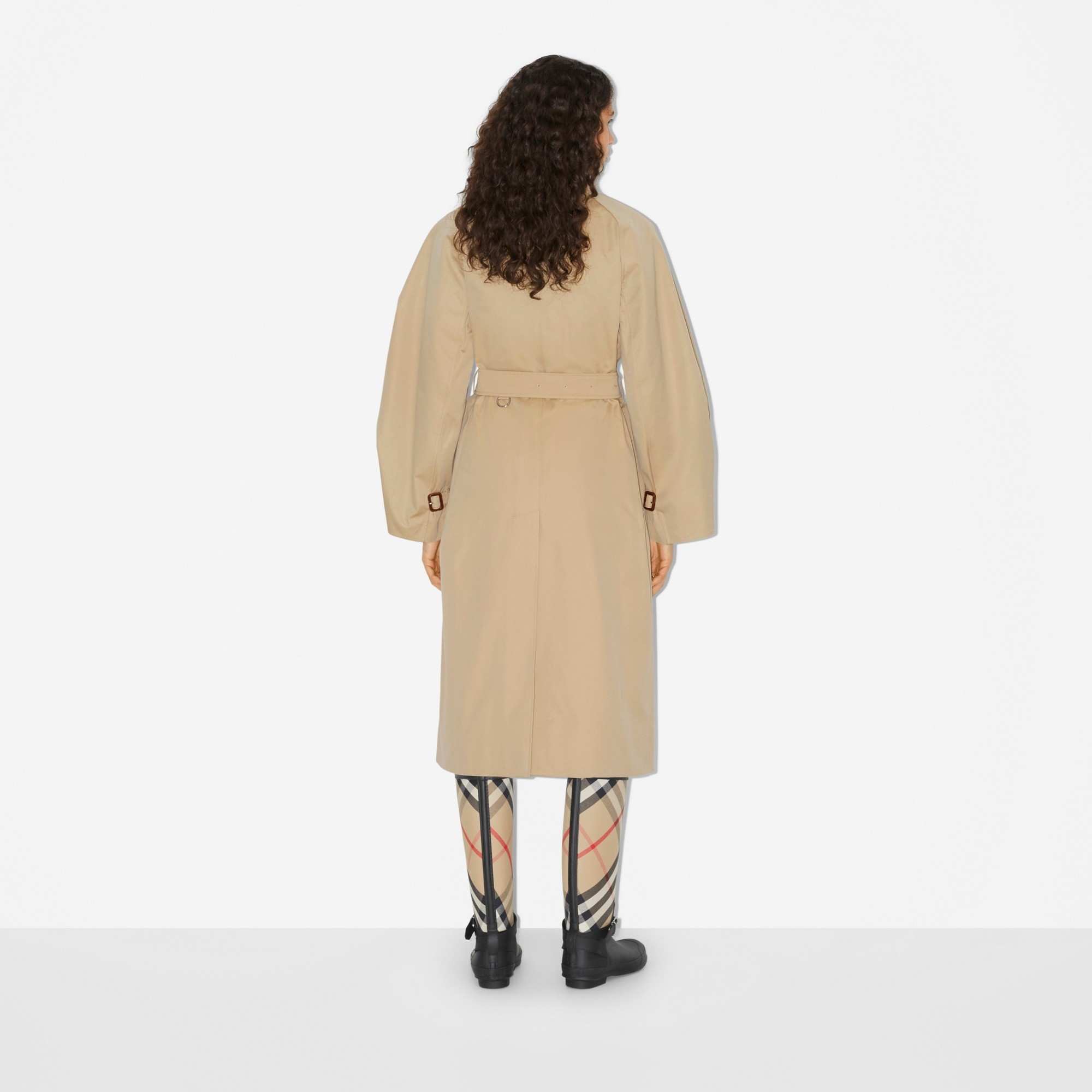 Cotton Gabardine Trench Coat - 4