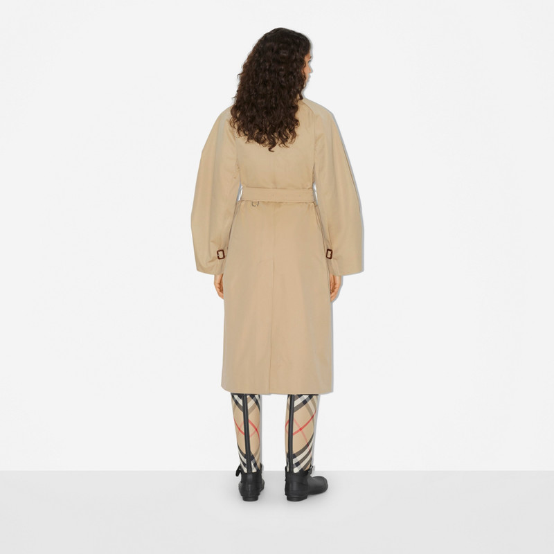 코튼 Gabardine 트렌치 코트 4