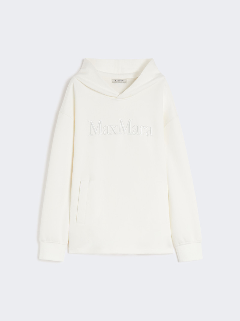 VISIERA Oversized cotton jersey sweatshirt 1