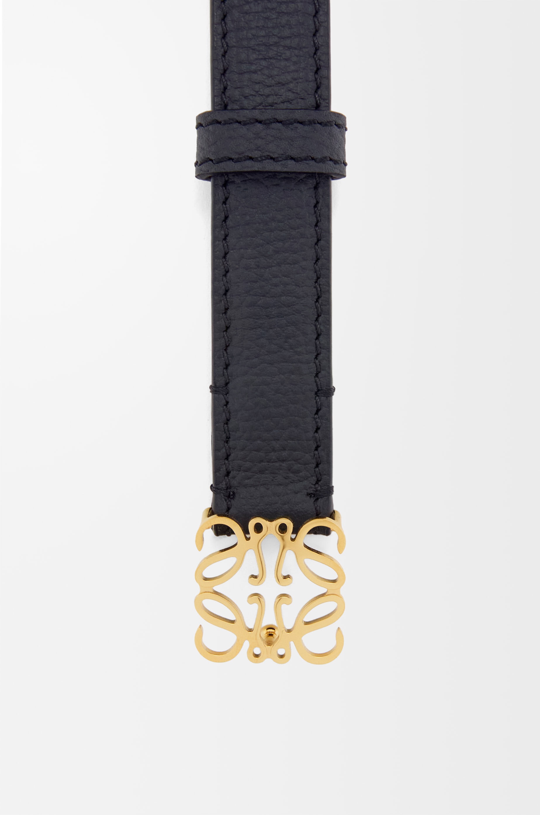 Loewe Anagram belt in pebble grain calfskin | REVERSIBLE