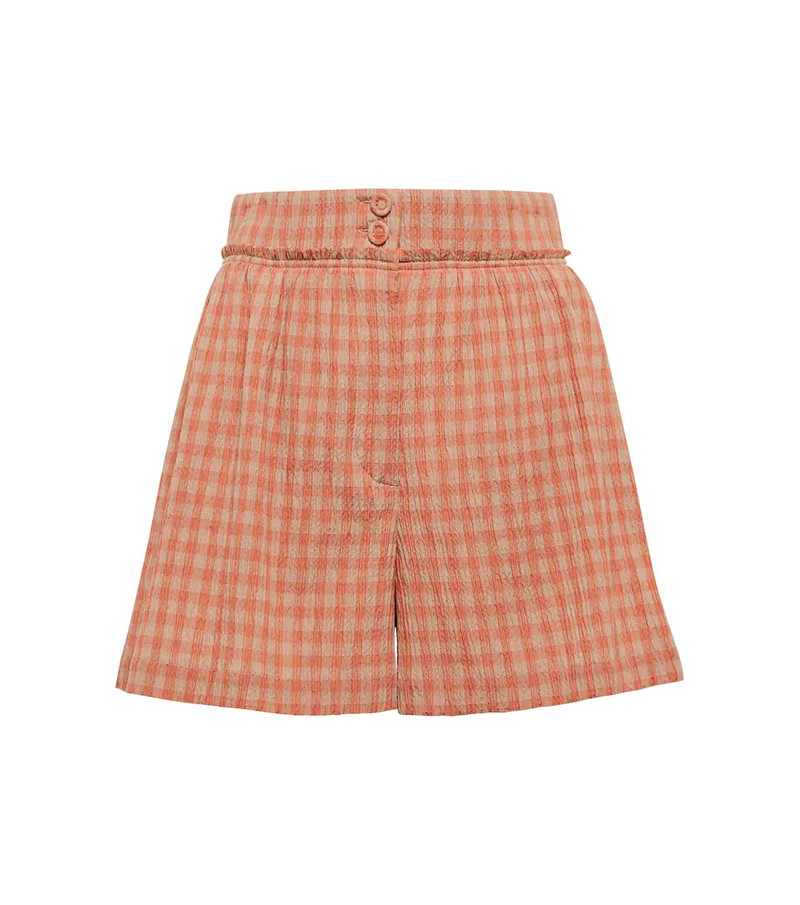 Thor gingham cotton-blend shorts - 1