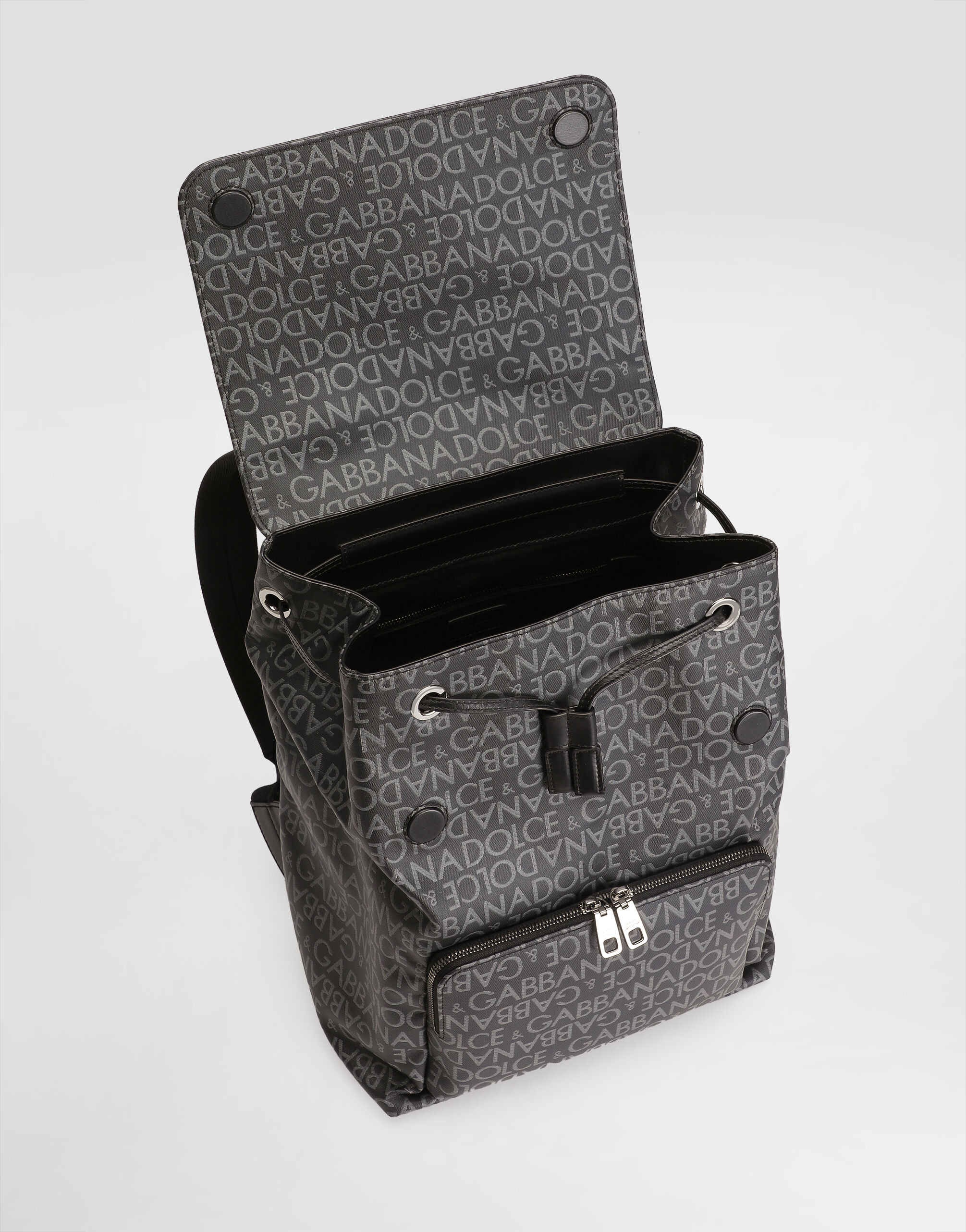 Coated jacquard backpack - 6