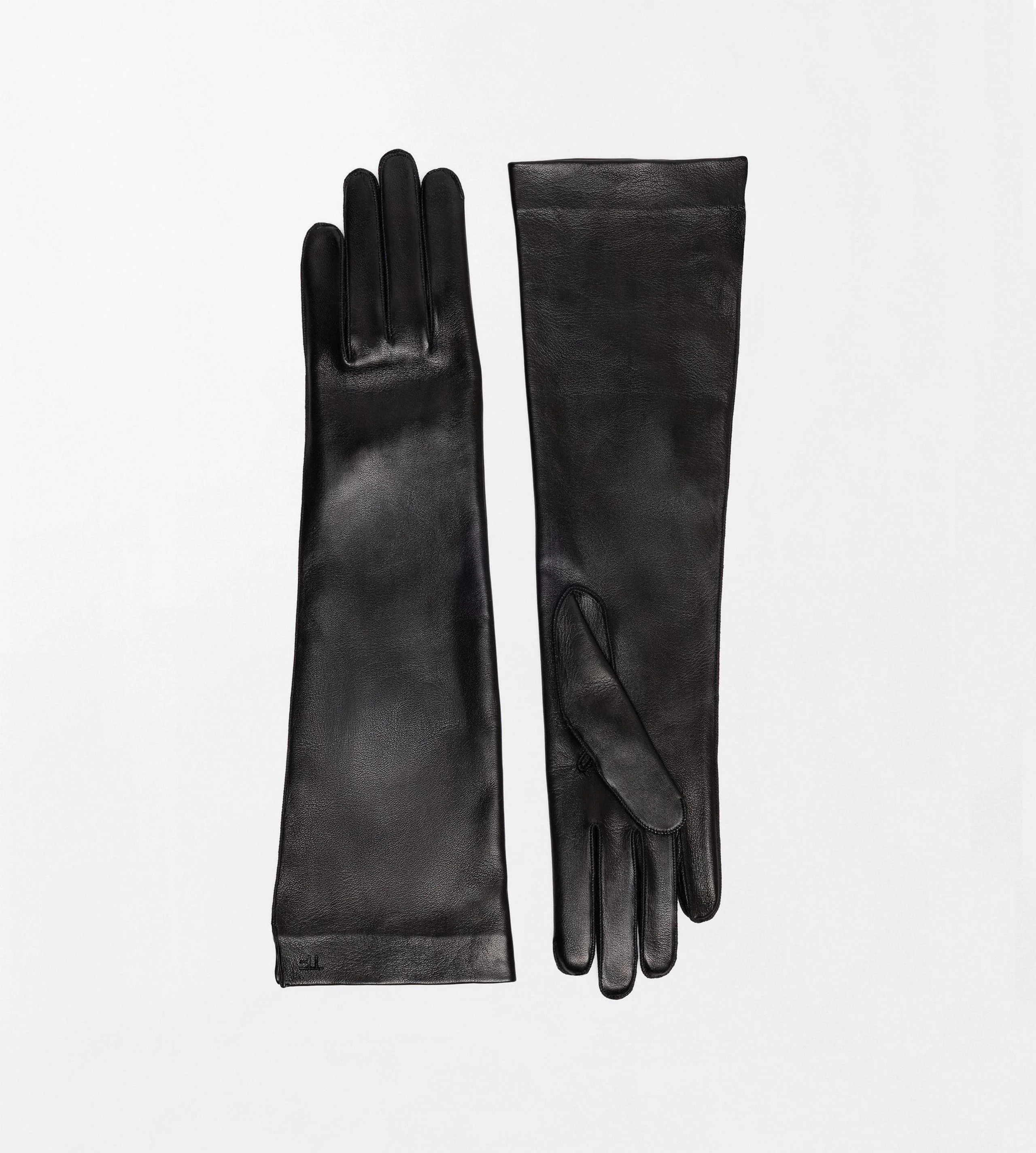 SOFT NAPPA LEATHER LONG GLOVES - 1