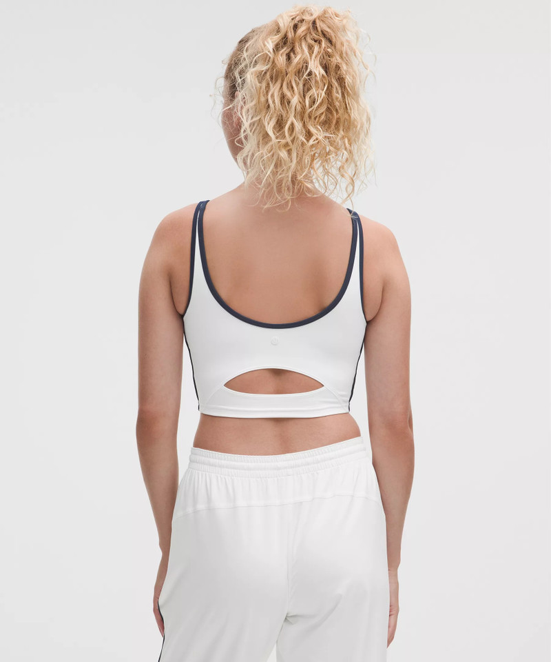 Scoop-Neck Cutout Tennis Tank Top *Medium Support, B/C Cup 3
