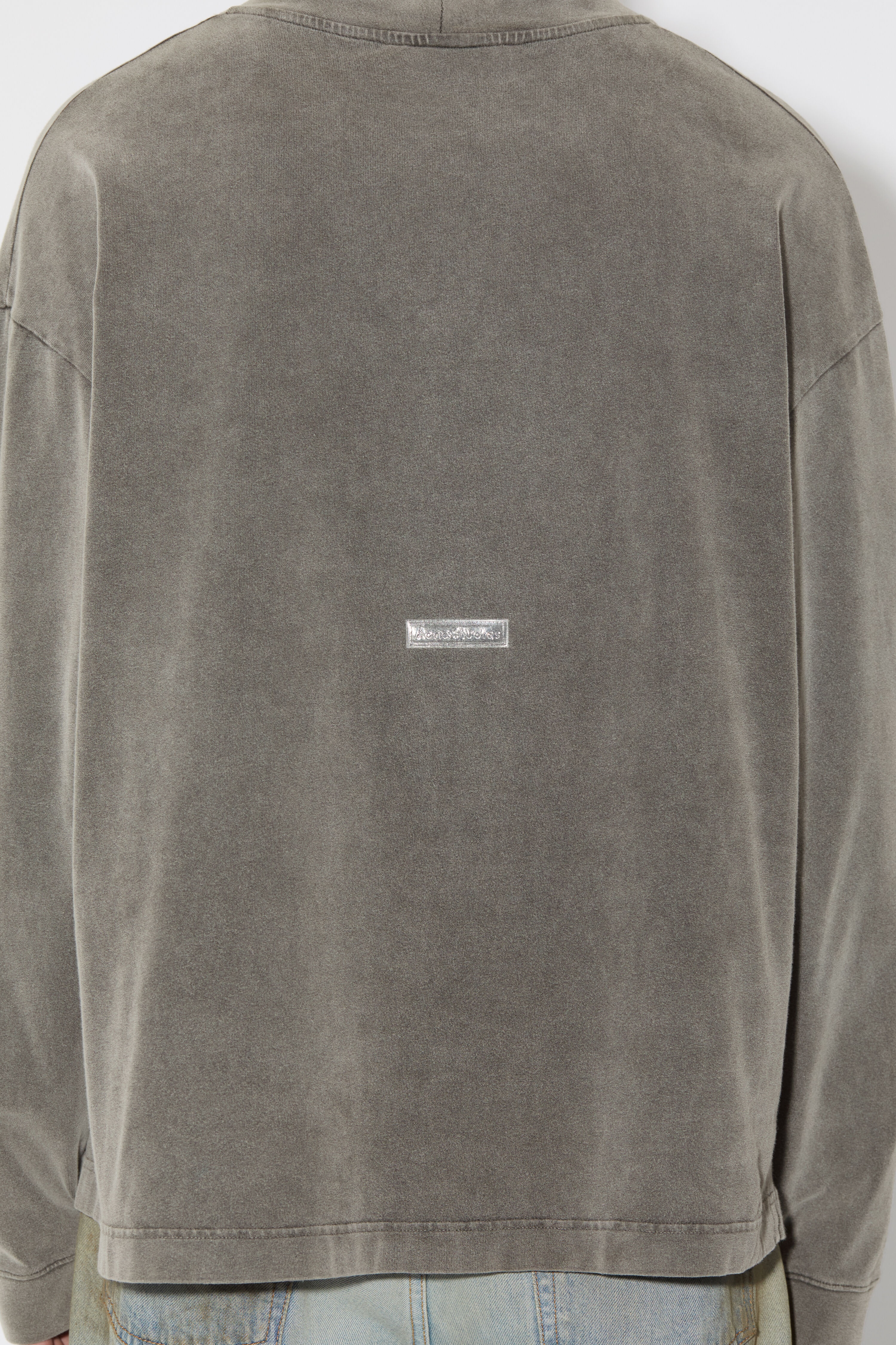 Crew neck sweater - Faded black - 4