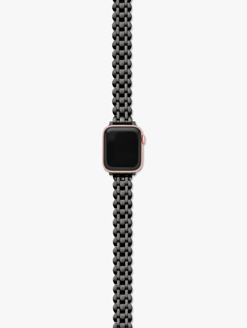 kate spade Black Scallop Link Stainless Steel Bracelet 38/40mm Band For Apple Watch® outlook
