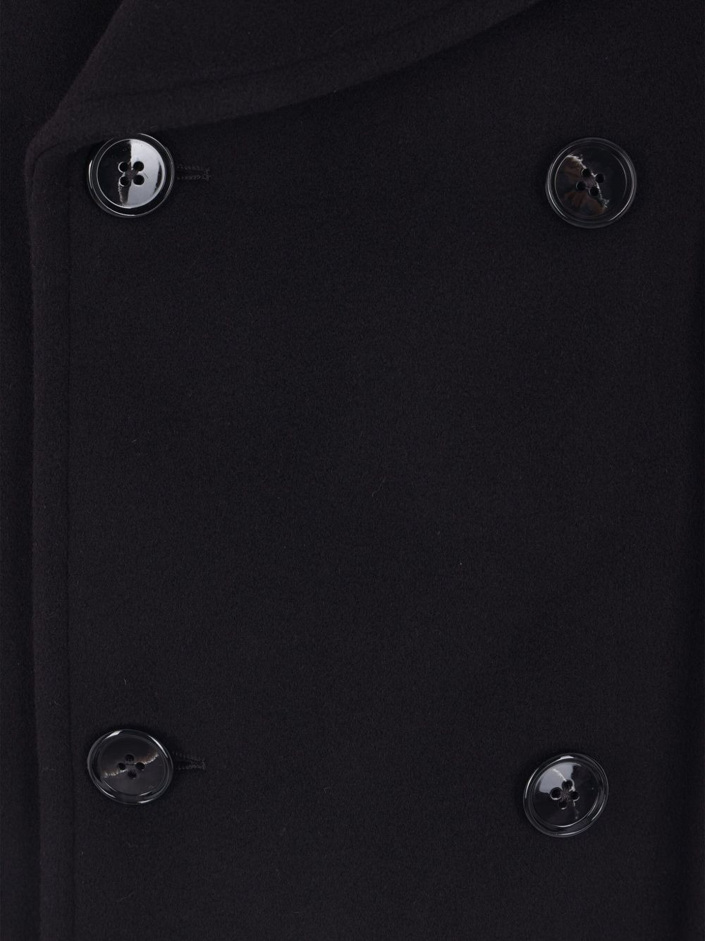 virgin wool-cashmere blend double-breasted coat - 4