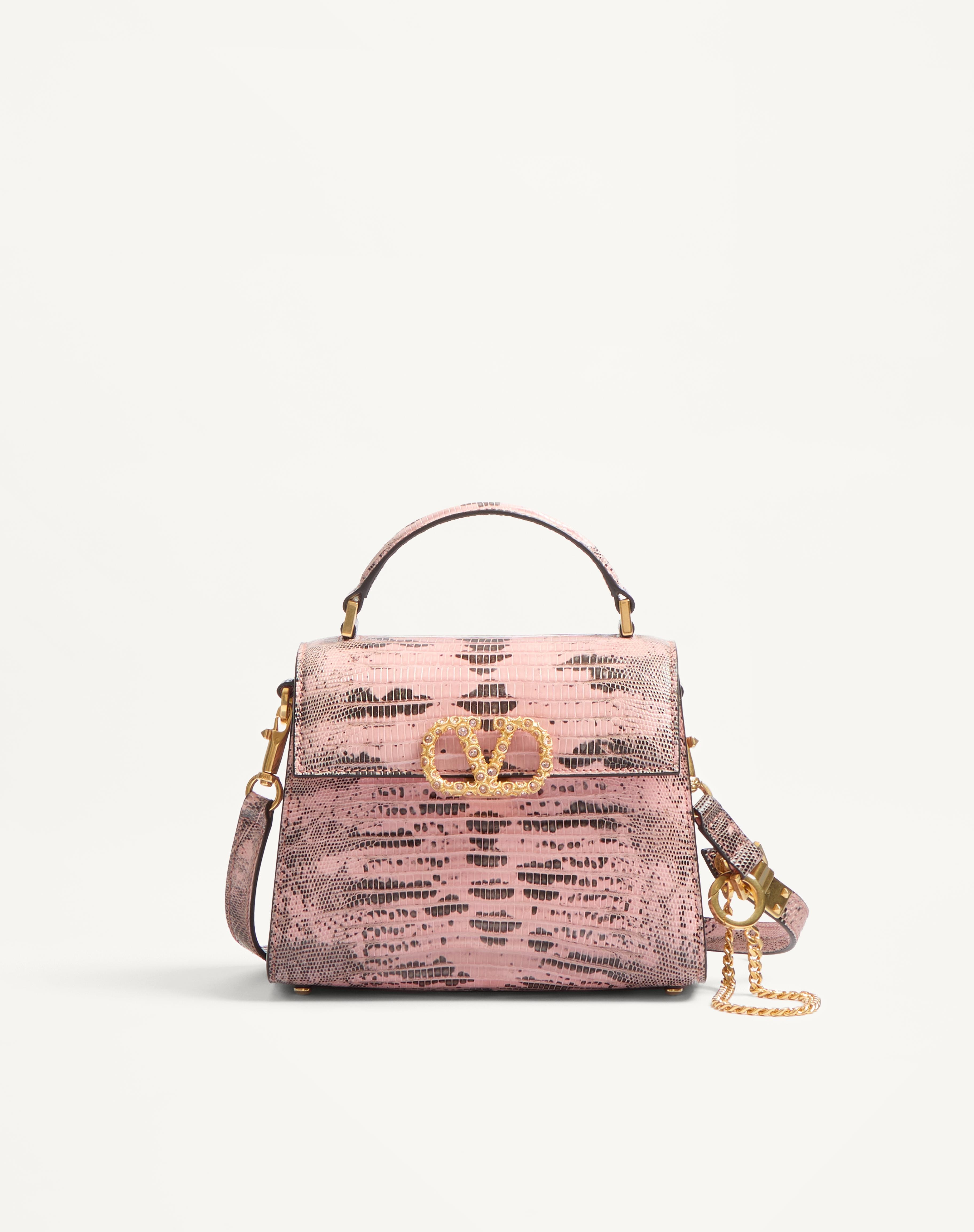 VALENTINO GARAVANI VSLING MINI HANDBAG IN TEJUS WITH JEWEL LOGO - 1
