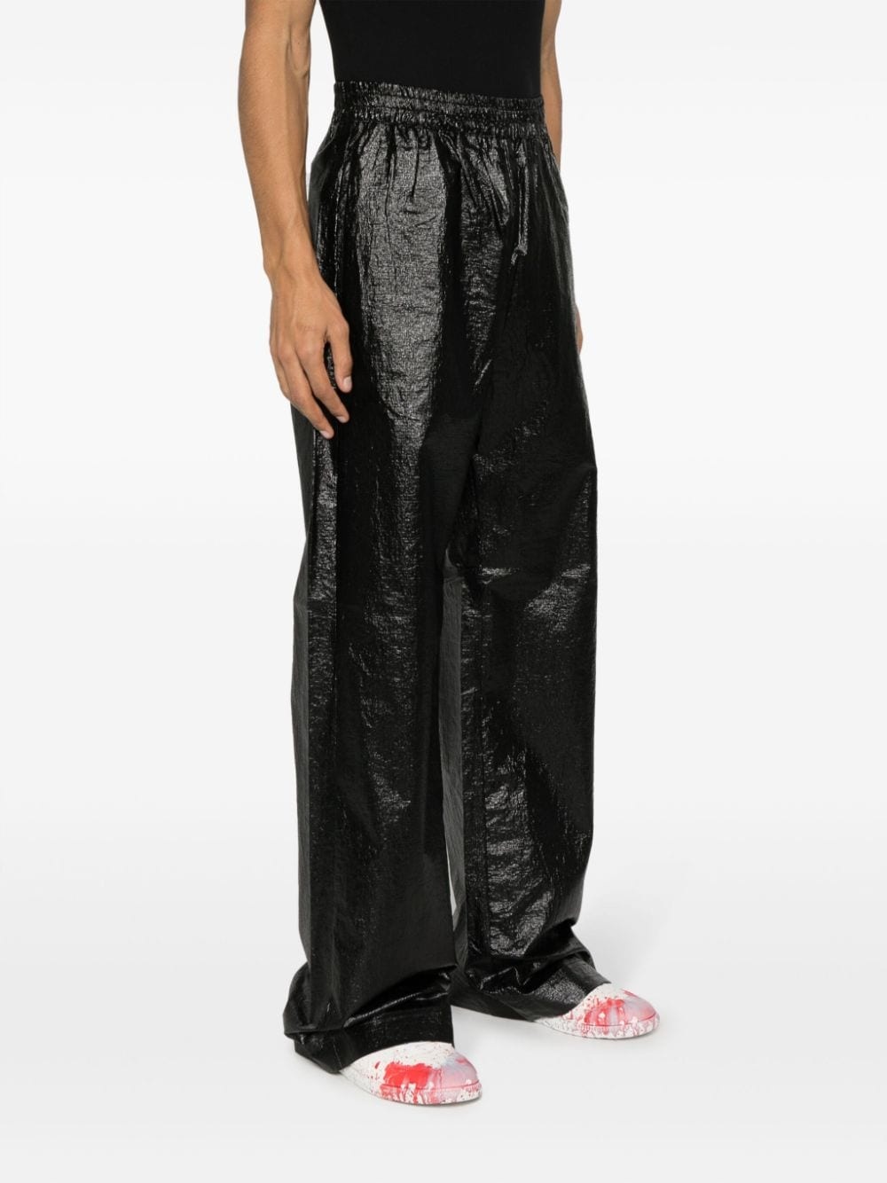 embroidered-logo trousers - 3