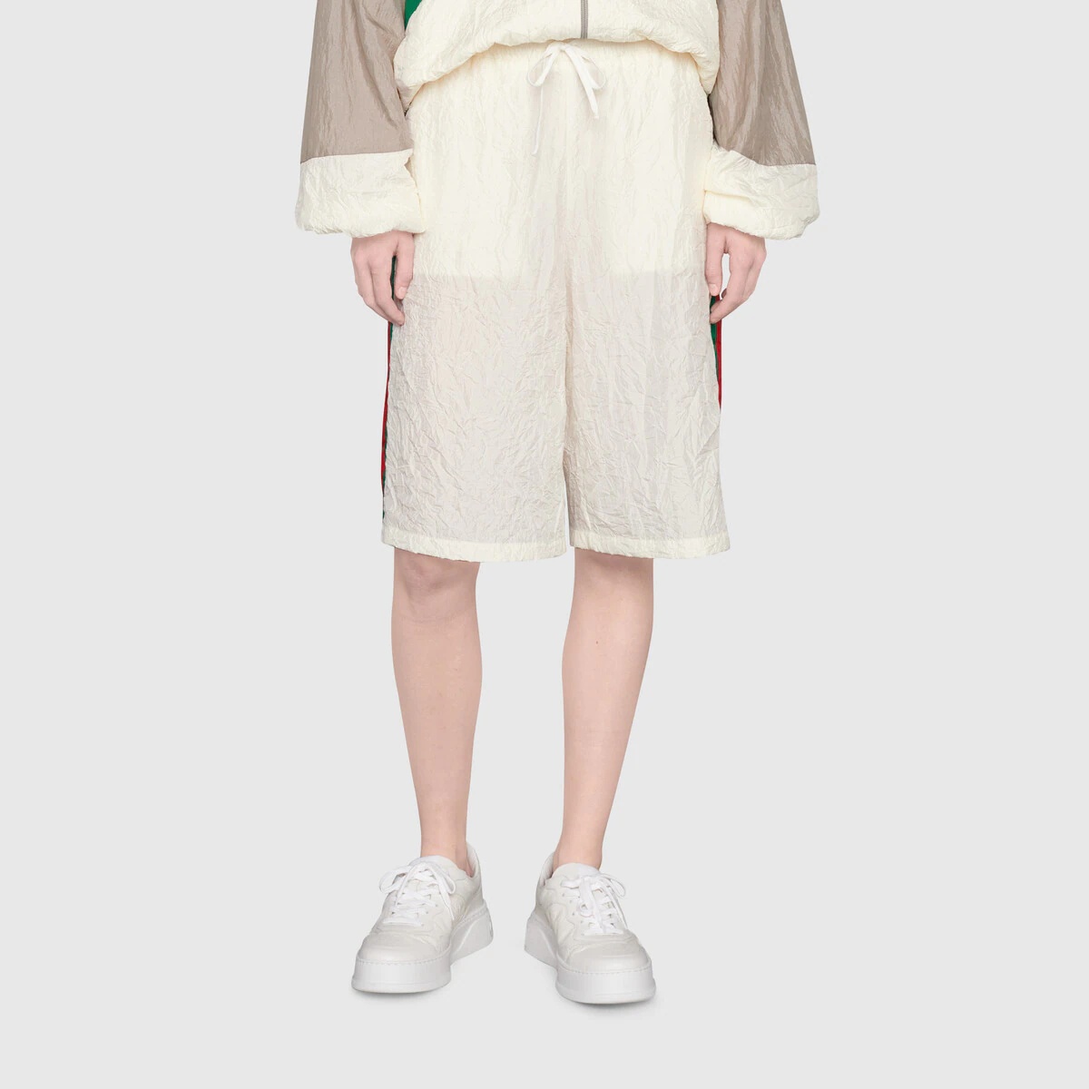 Technical nylon shorts with Web - 3