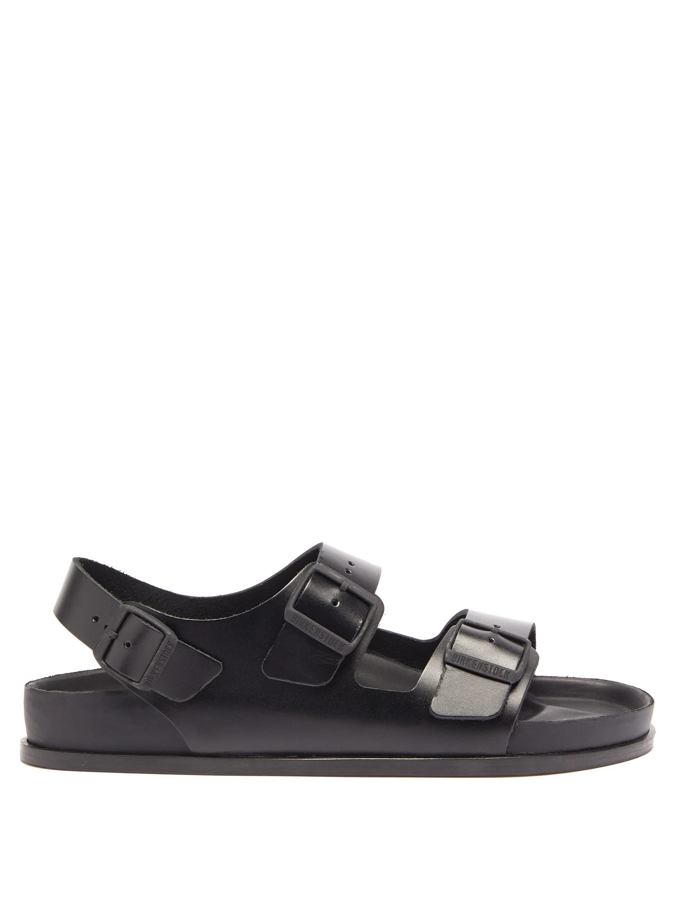 Milano ankle-strap leather sandals - 1