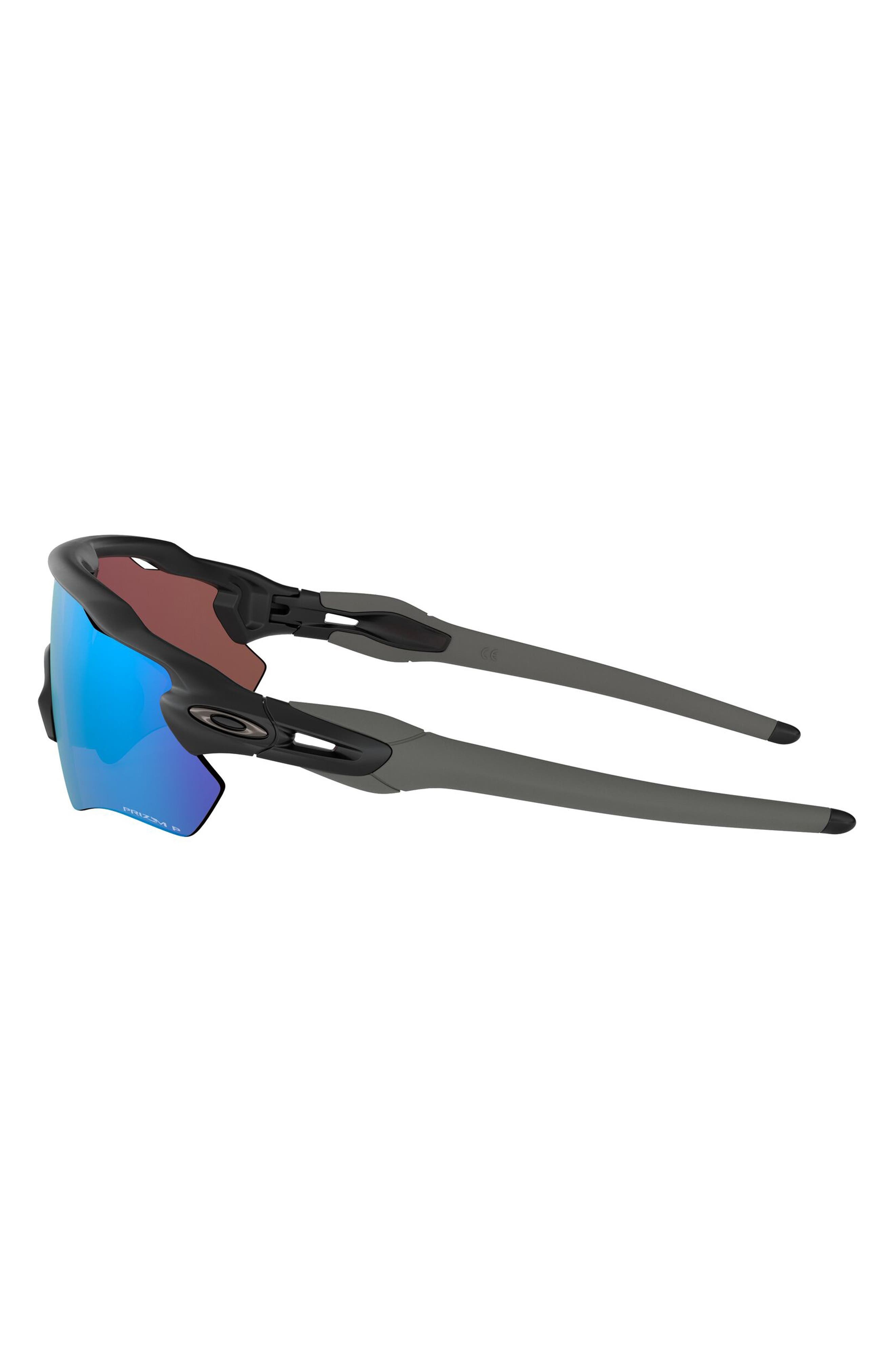 Oakley Radar® EV Path® 38mm Polarized Prizm™ Wrap Sunglasses in Black at Nordstrom - 2