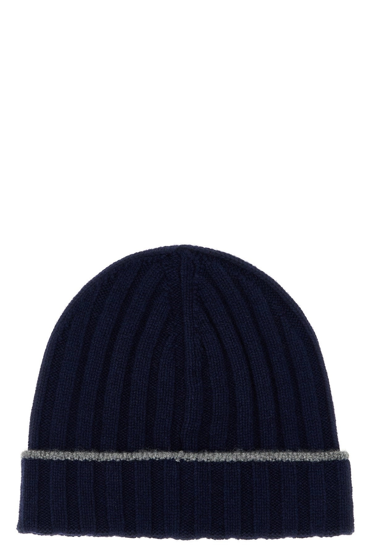 Brunello Cucinelli Men Cashmere Turn-Up Beanie - 2