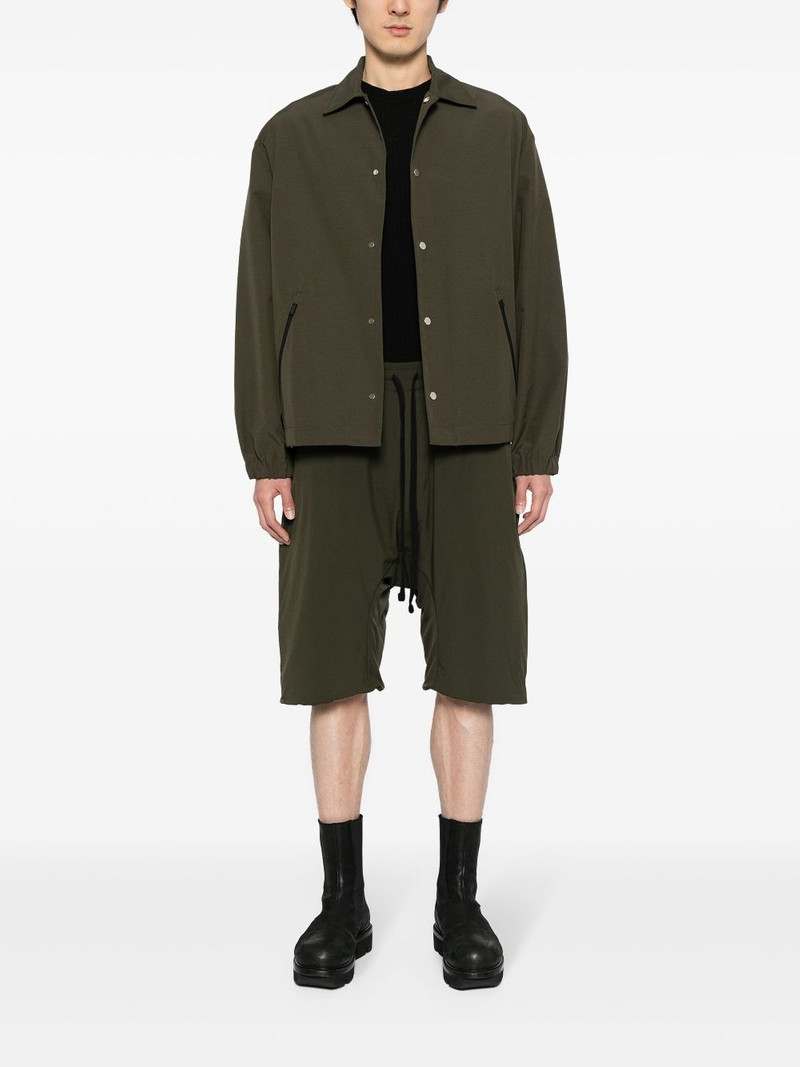 thom/krom drawstring drop-crotch shorts outlook