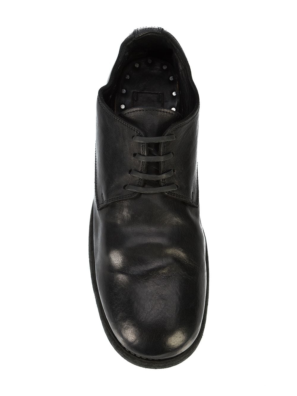 round toe lace up derby shoes - 4