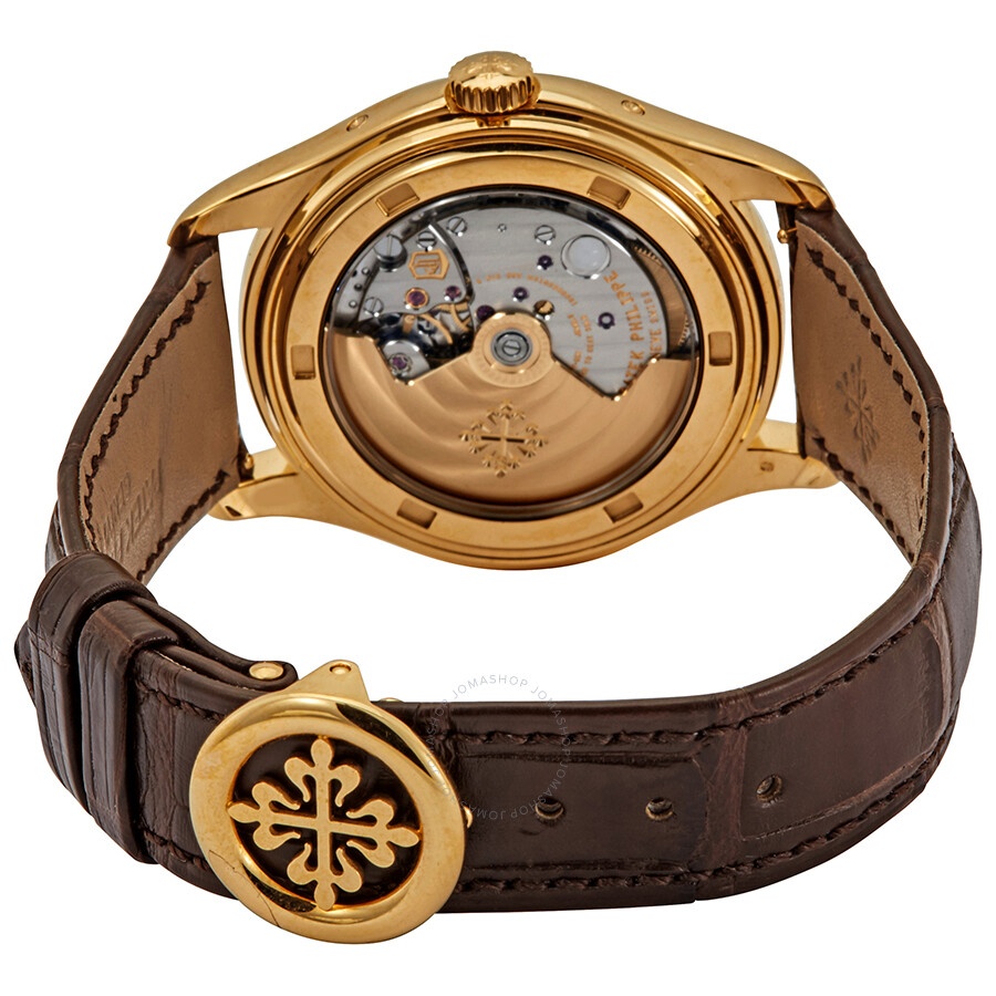 Patek Philippe Complications Moon Phase Grey Dial 18kt Yellow Gold Men's Watch 5146J-010 - 3