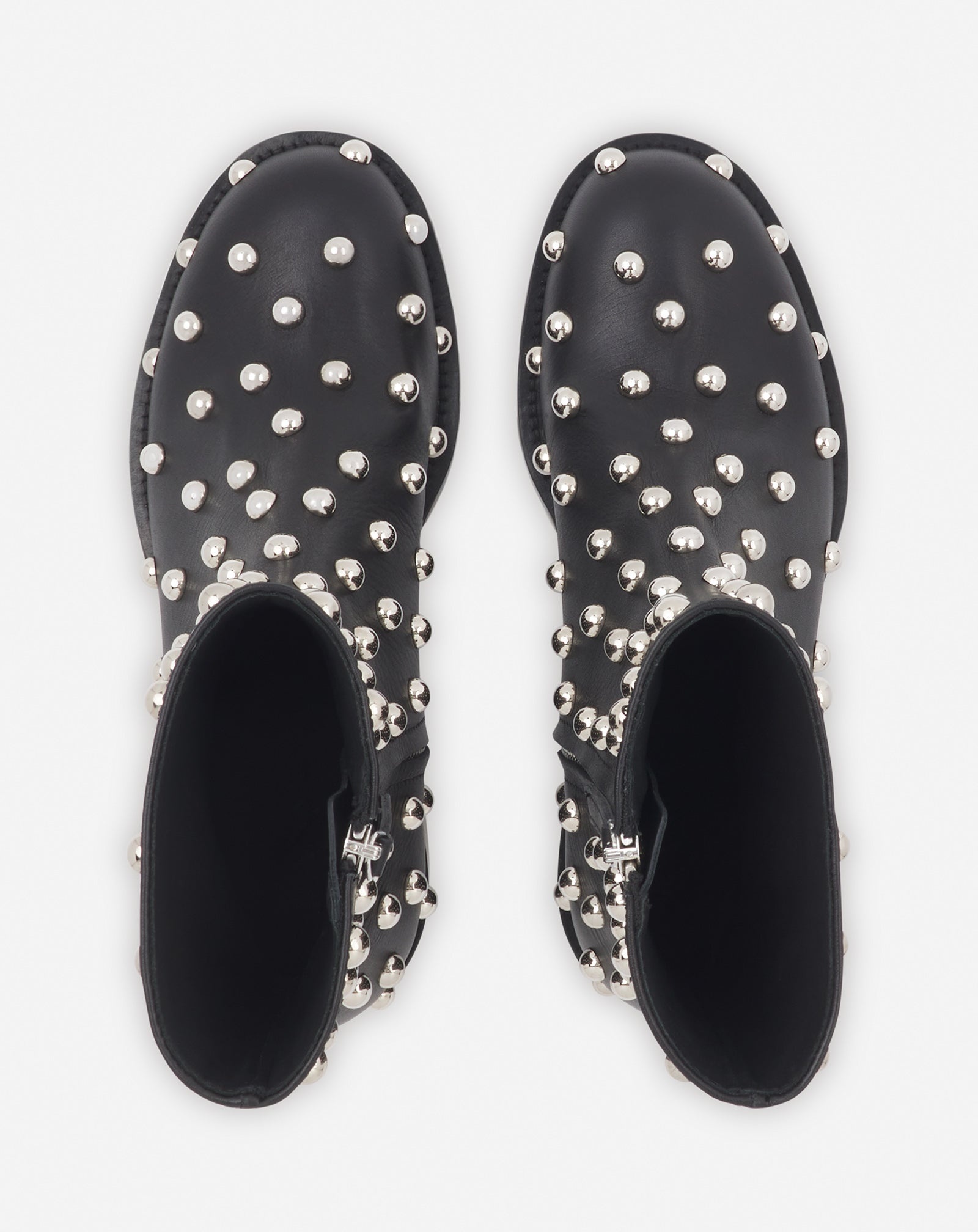 MEDLEY STUDDED LEATHER ANKLE BOOTS - 3