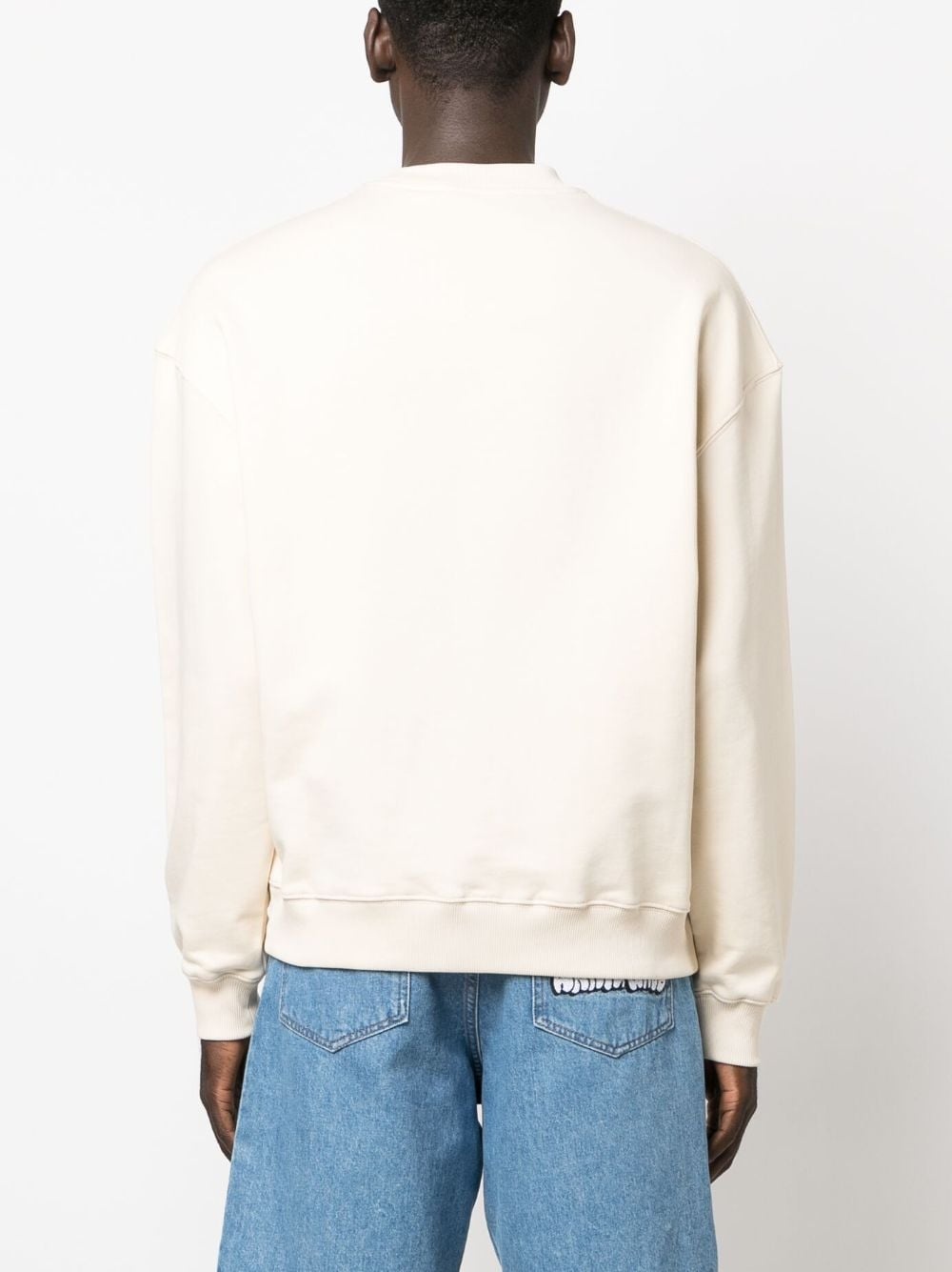 embroidered-logo long-sleeve sweatshirt - 4