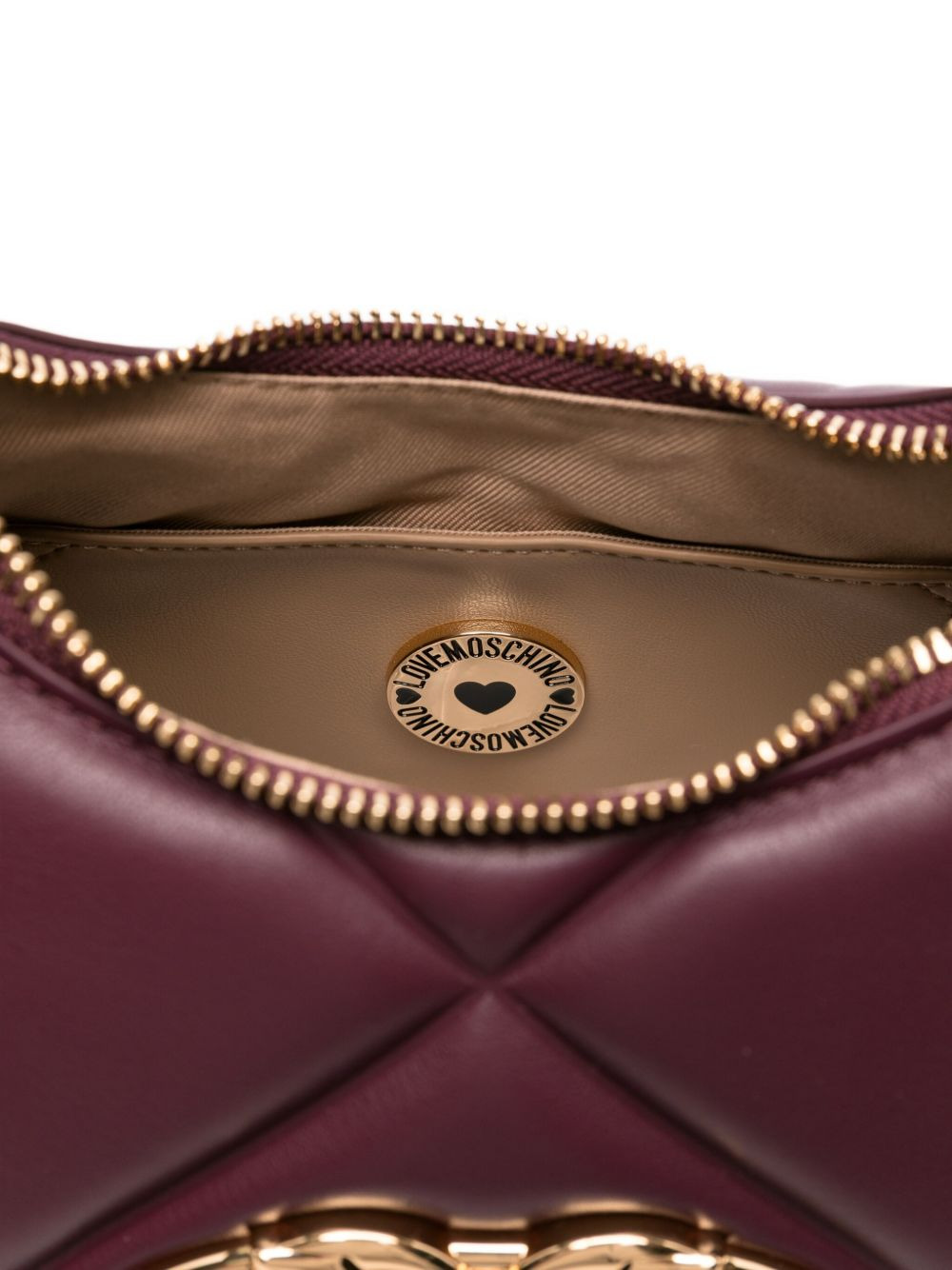 quilted logo-plaque shoulder bag - 5