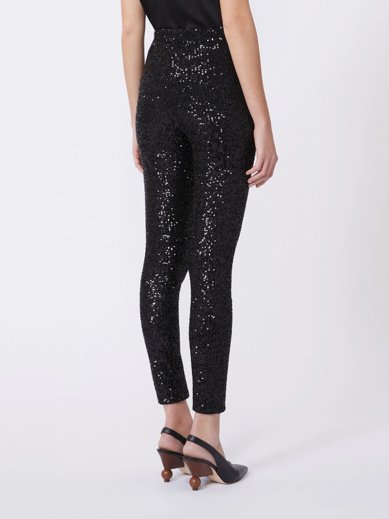 FIDATO Sequinned leggings - BLACK 4