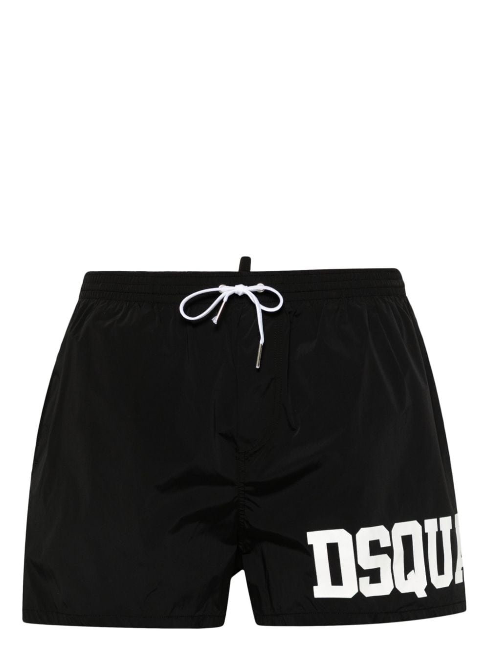 logo-print swim shorts - 1