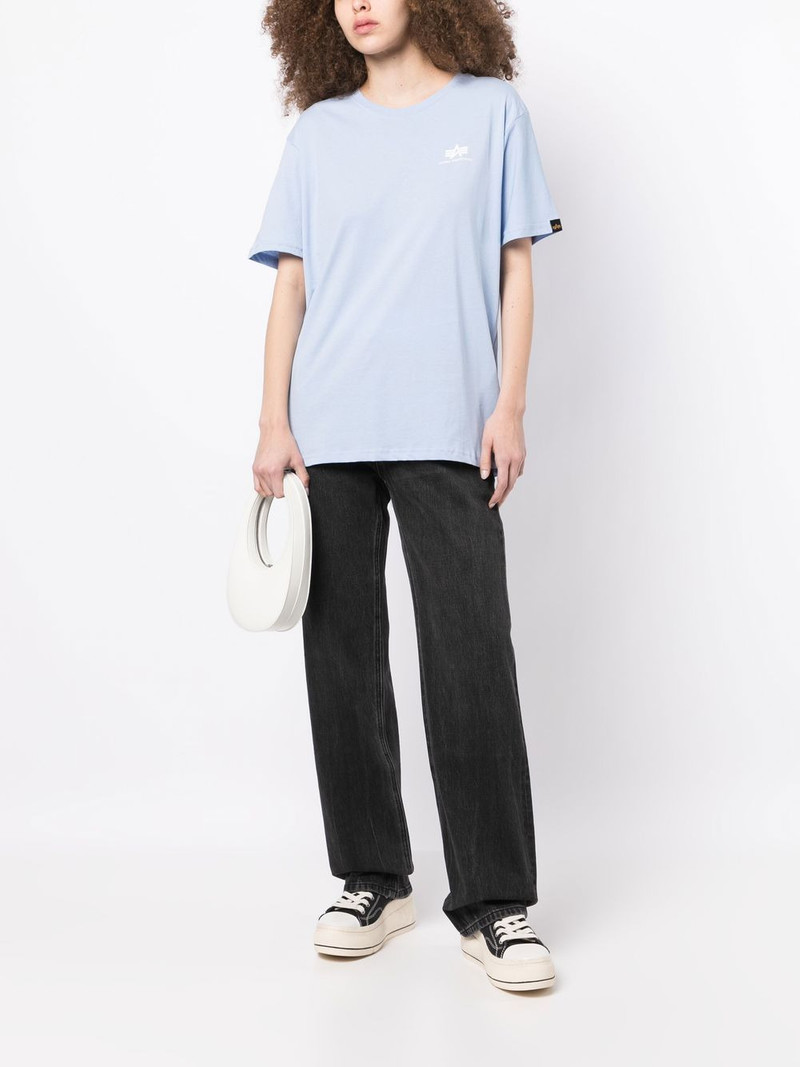 ALPHA INDUSTRIES chest logo-print detail T-shirt outlook