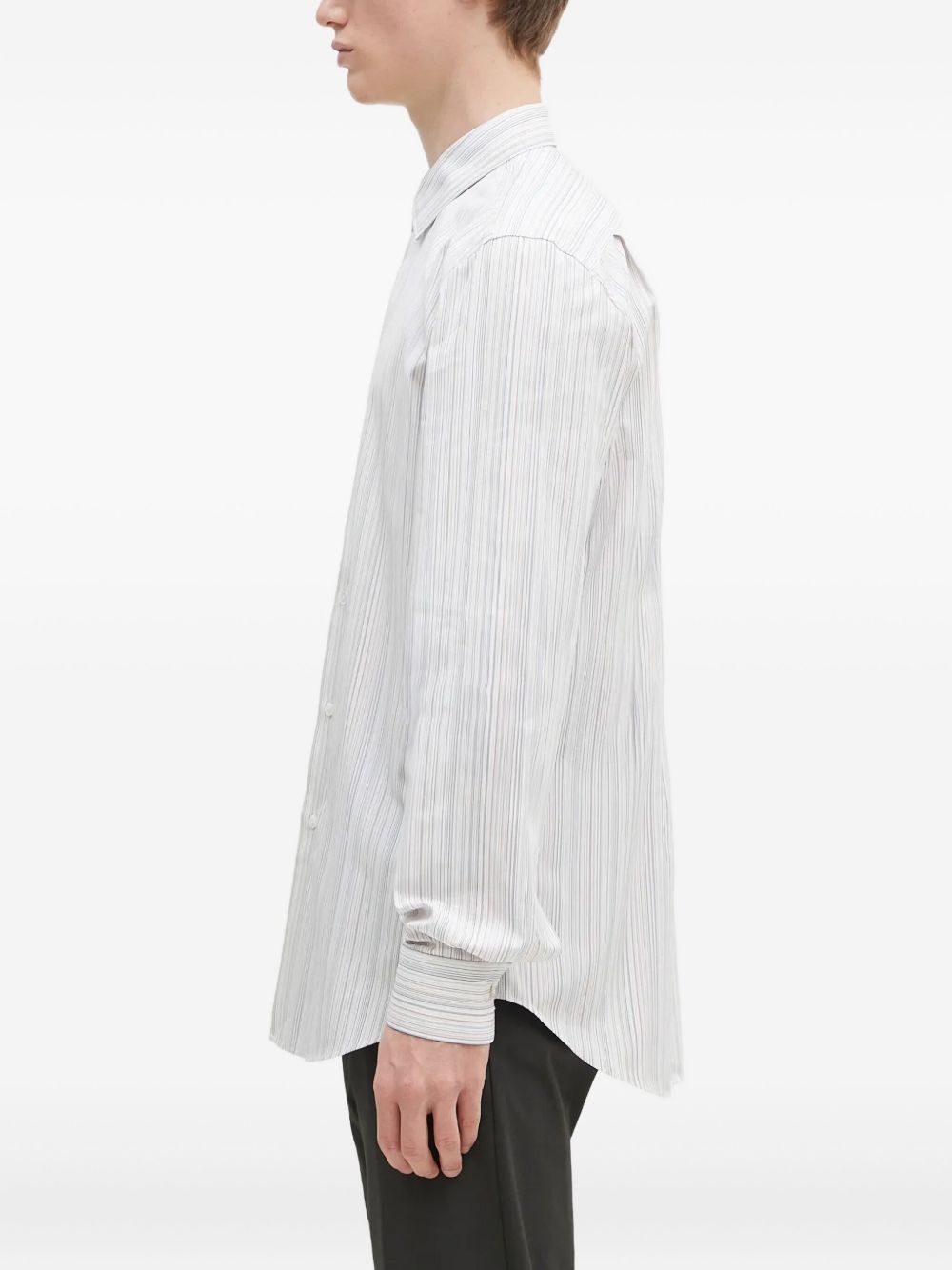 pinstripe long-sleeve shirt - 2