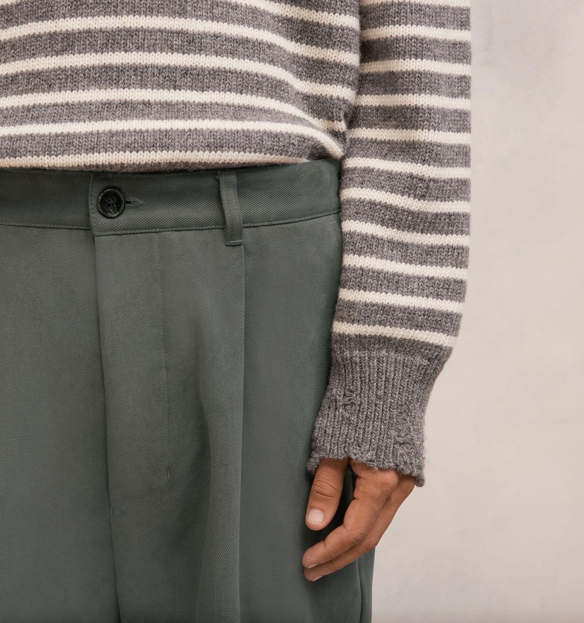 Carrot Oversized Trousers - 7