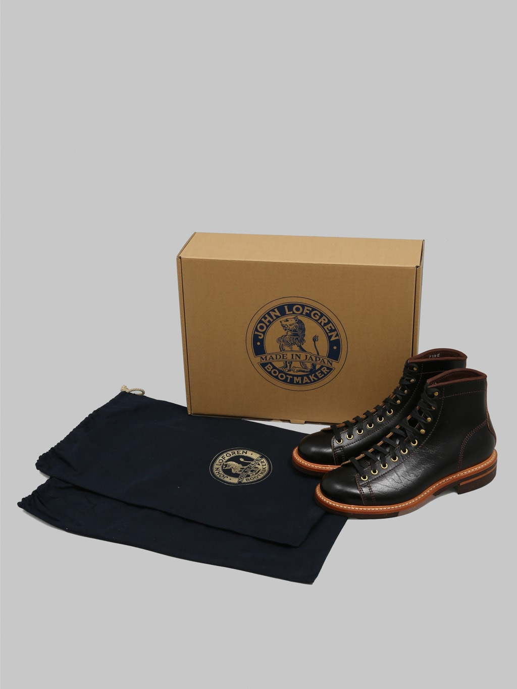 John Lofgren Monkey Boots Shinki Hikaku Horsebutt Black - 12