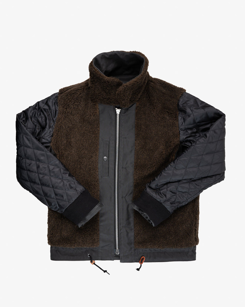 OILED WHIPCORD N1 DECK JACKET - BLACK 6