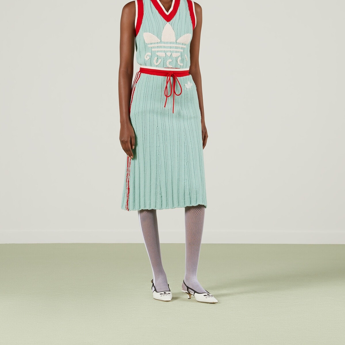 adidas x Gucci rib stitch skirt - 6
