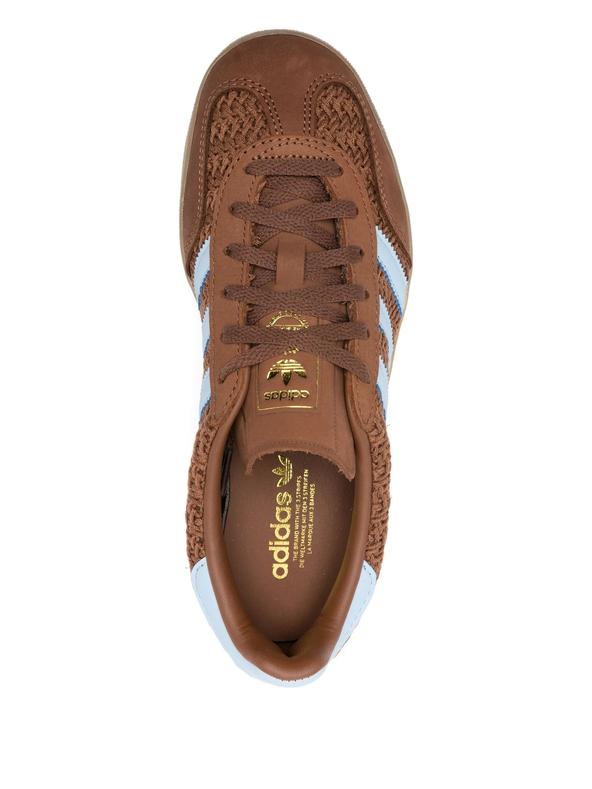 Adidas Gazelle Textured-stripe Sneakers - 3