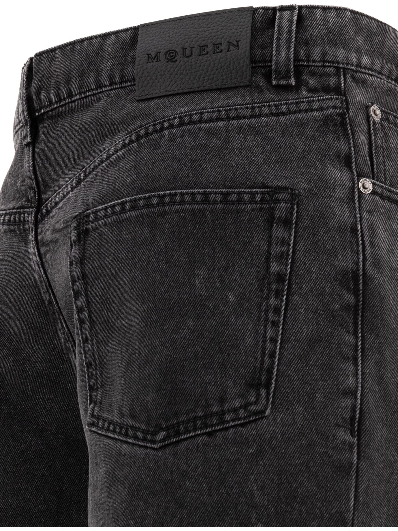 Alexander Mcqueen Low Rise Baggy Jeans - 4