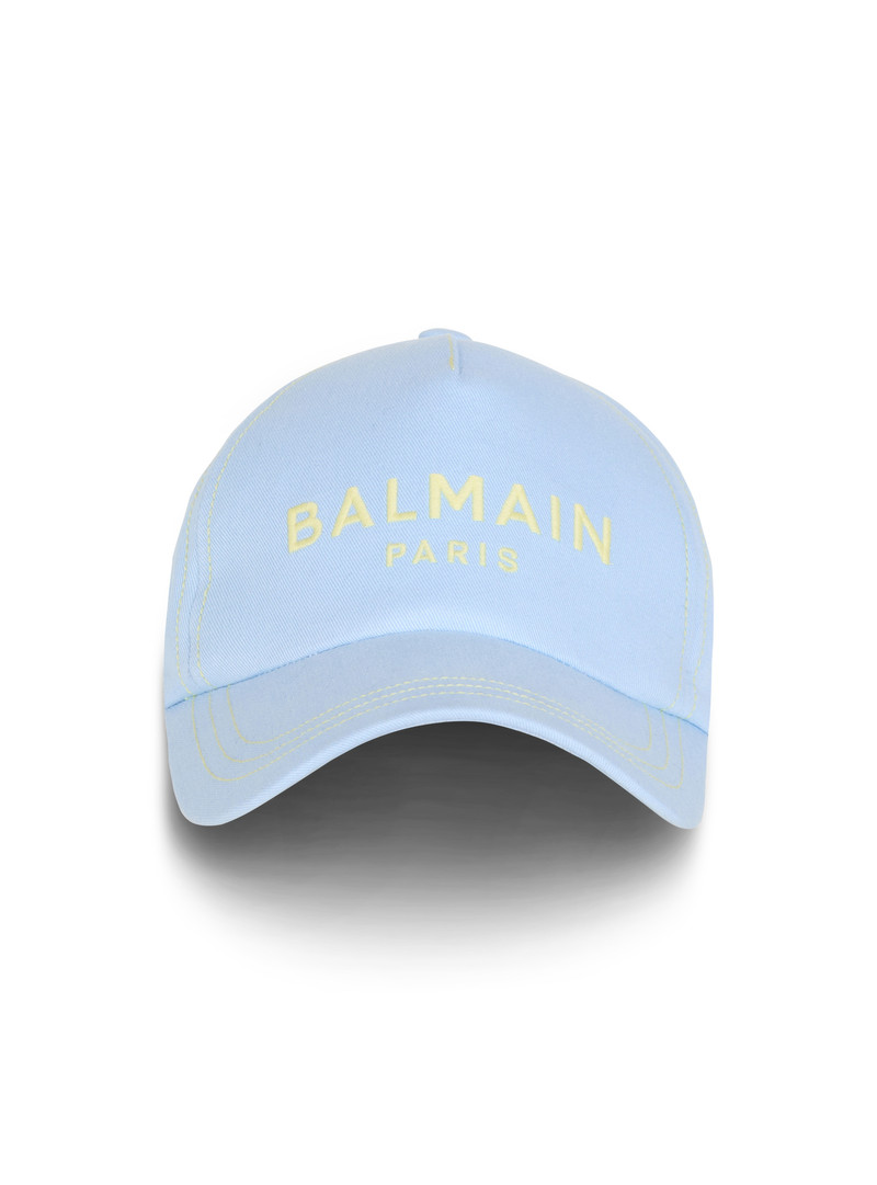 Cotton cap with Balmain Paris embroidery 1