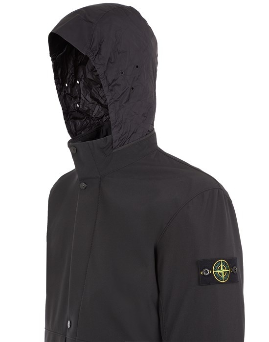 40327 LIGHT SOFT SHELL-R_e.dye® TECHNOLOGY IN RECYCLED POLYESTER BLACK - 4