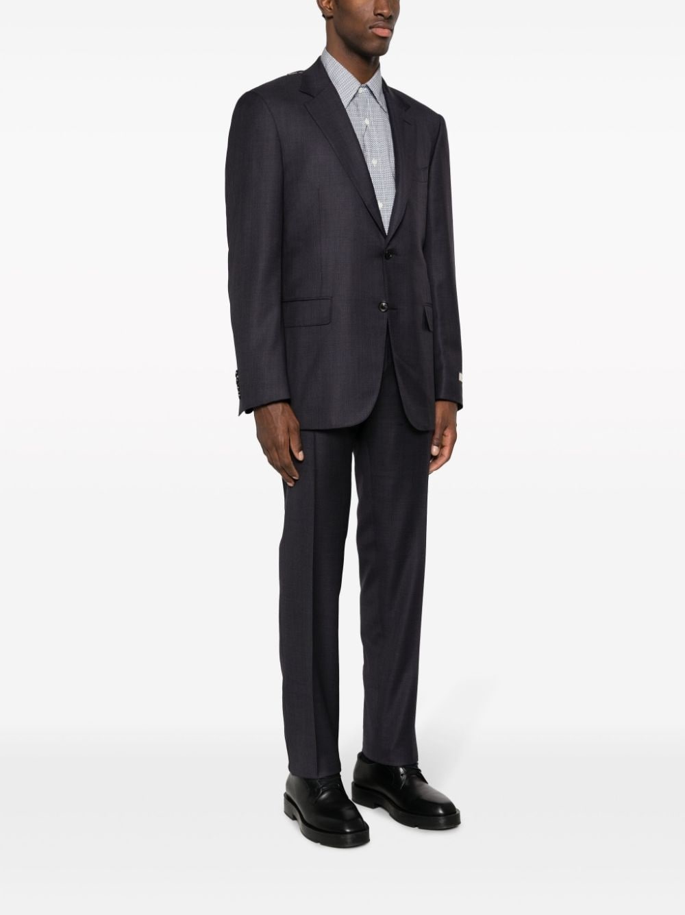 logo-patch suit - 3